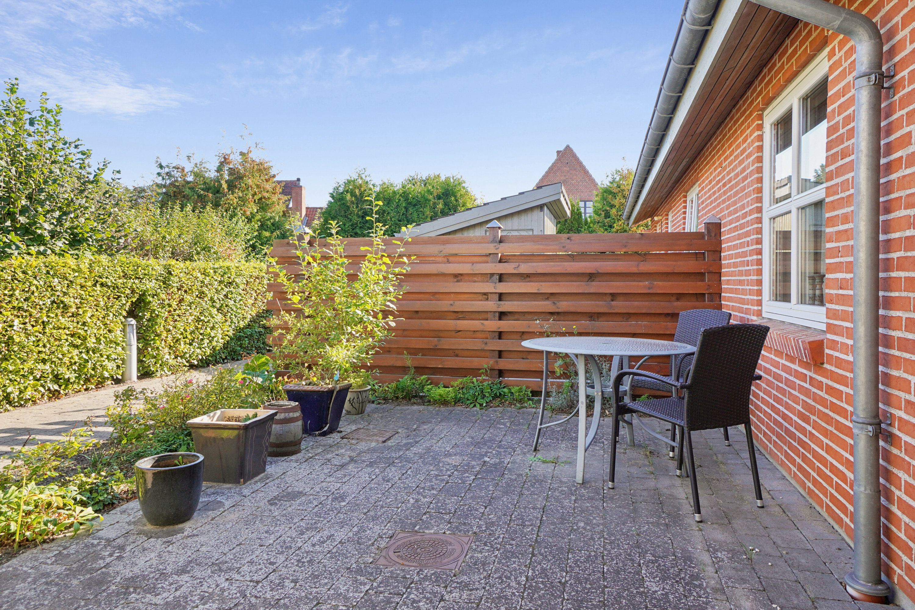 Fremhævet terrasse billede i fuldskærmstilstand. Billede af Åsebro 9B, Åsebro, 3300 Frederiksværk