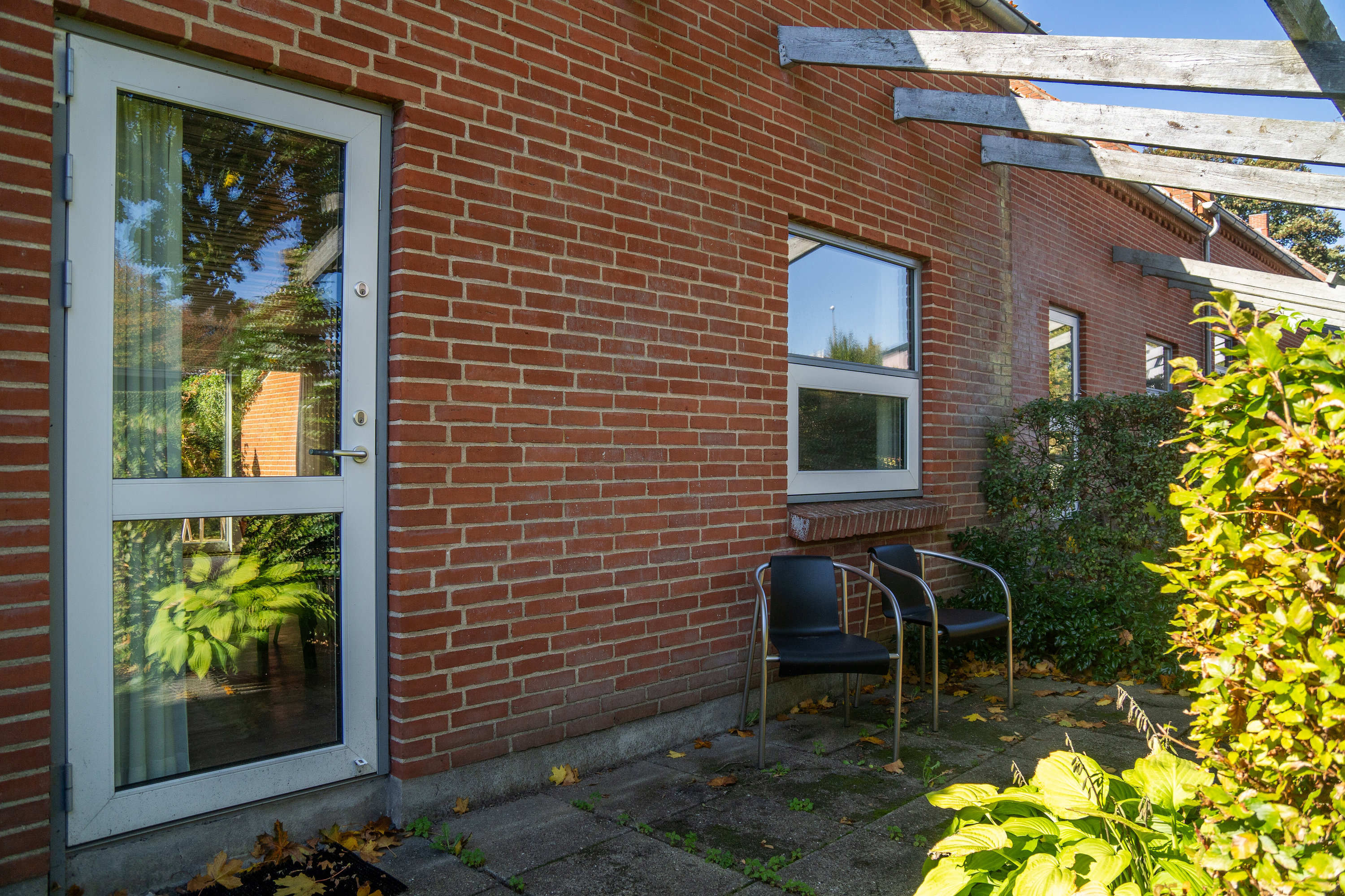 Fremhævet terrasse billede i fuldskærmstilstand. Billede af Sandmosevej 24B, Skåde, 8270 Højbjerg