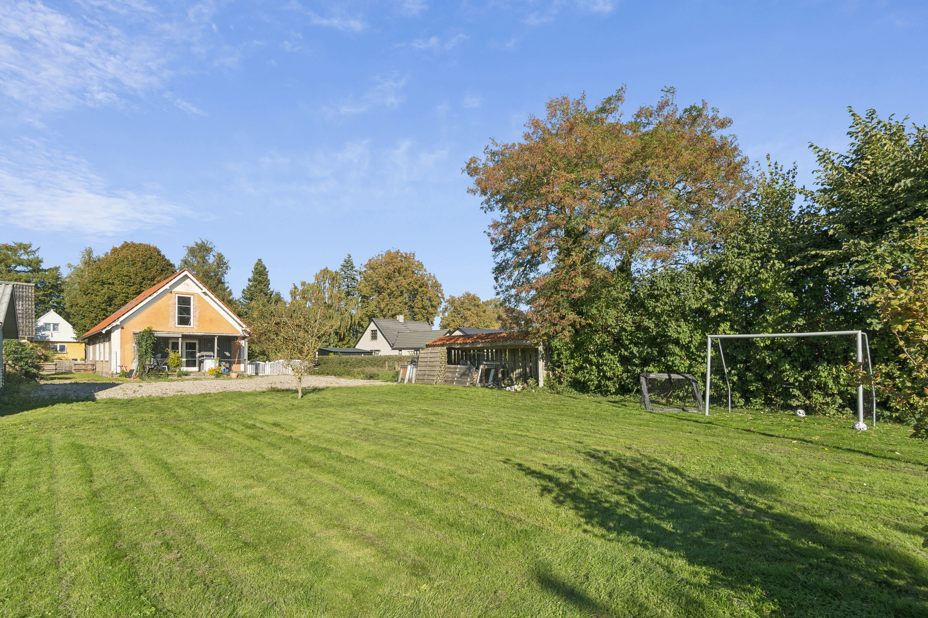 Fremhævet set fra haven billede i fuldskærmstilstand. Billede af Møllevej 12, Tornemark, 4262 Sandved