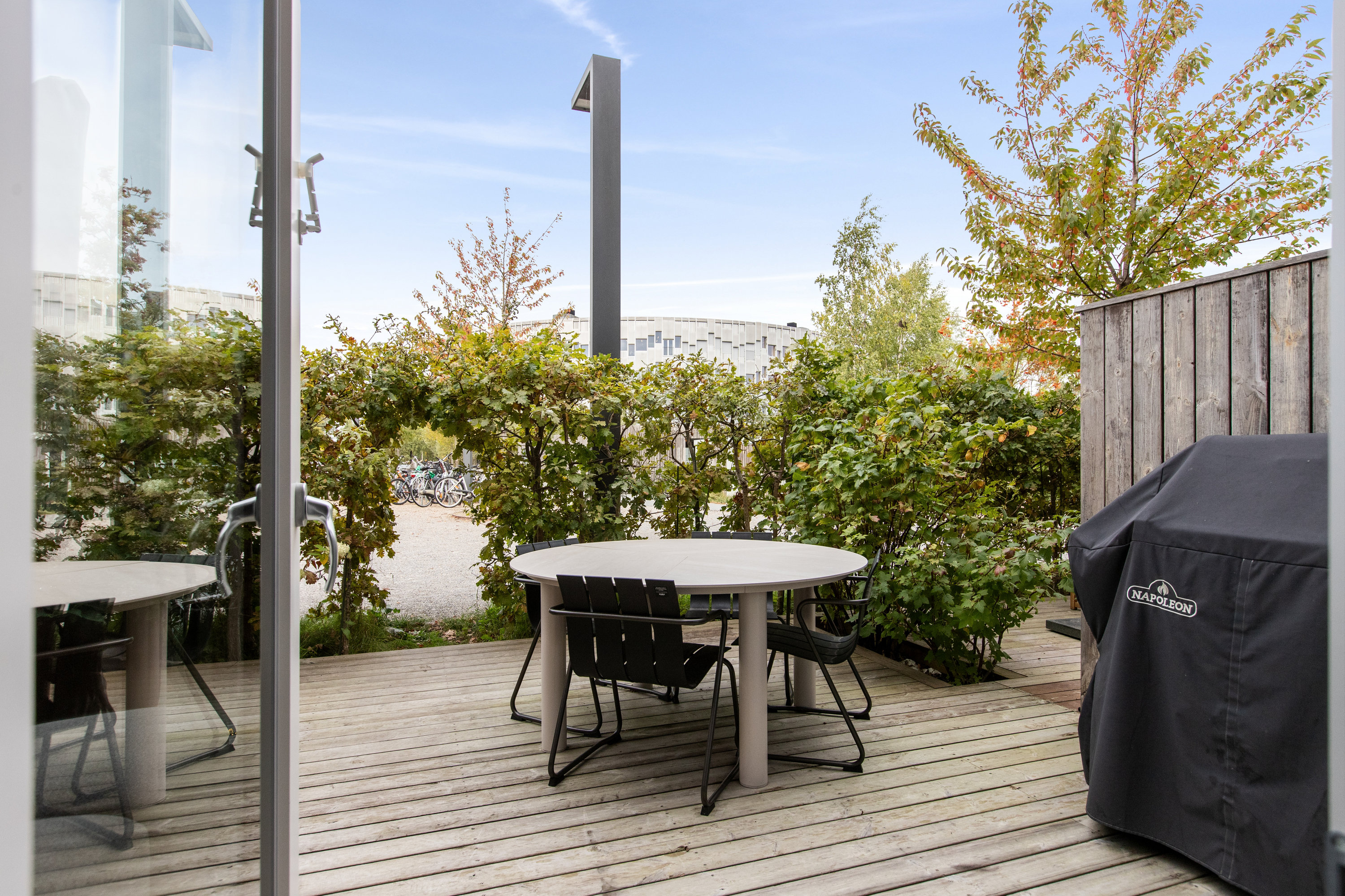 Fremhævet terrasse billede i fuldskærmstilstand. Billede af Richard Mortensens Vej 10T, 2300 København S