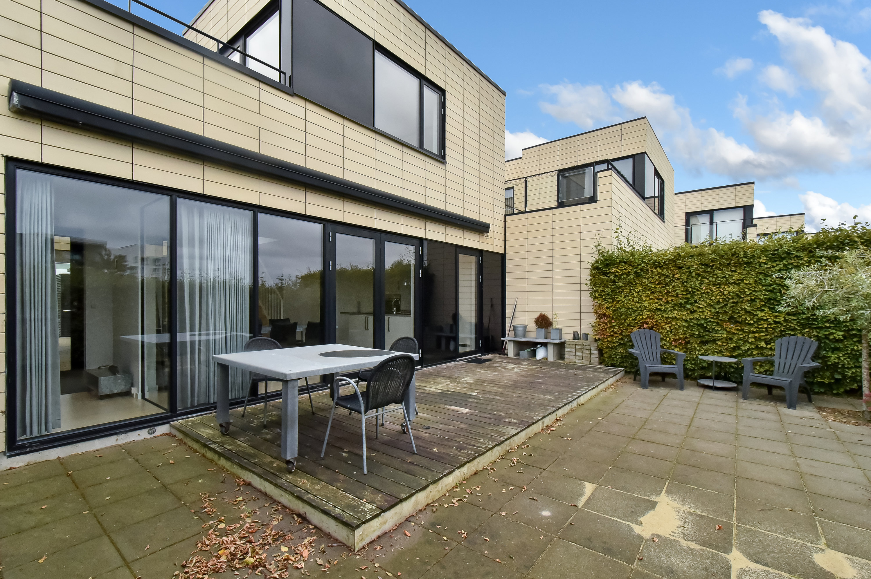 Fremhævet terrasse billede i fuldskærmstilstand. Billede af Jordbærmarken 9, Tjørring, 7400 Herning