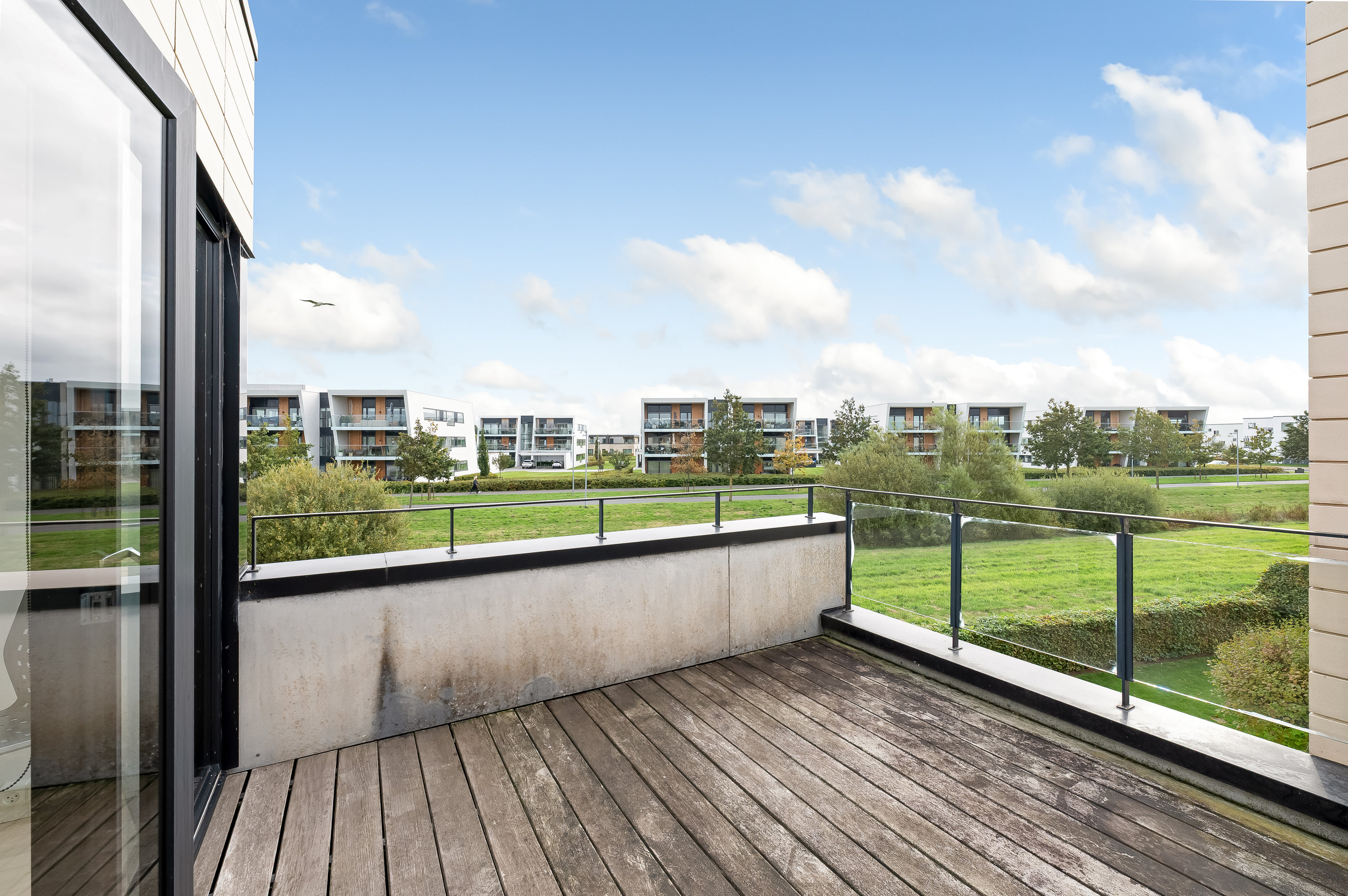 Fremhævet tagterrasse billede i fuldskærmstilstand. Billede af Jordbærmarken 9, Tjørring, 7400 Herning