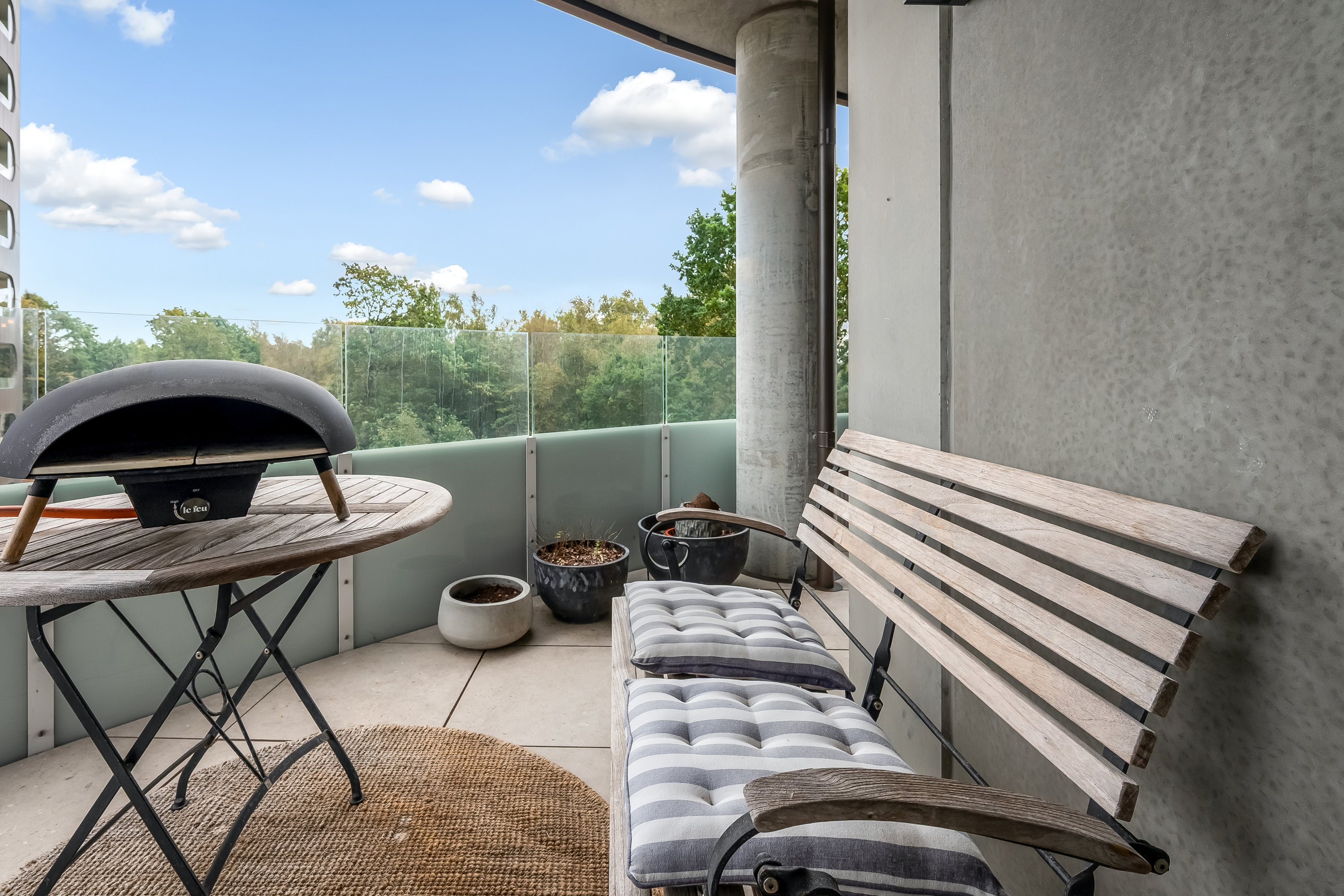 Fremhævet terrasse billede i fuldskærmstilstand. Billede af Grøndahlsvej 19, 3. 2., 7400 Herning