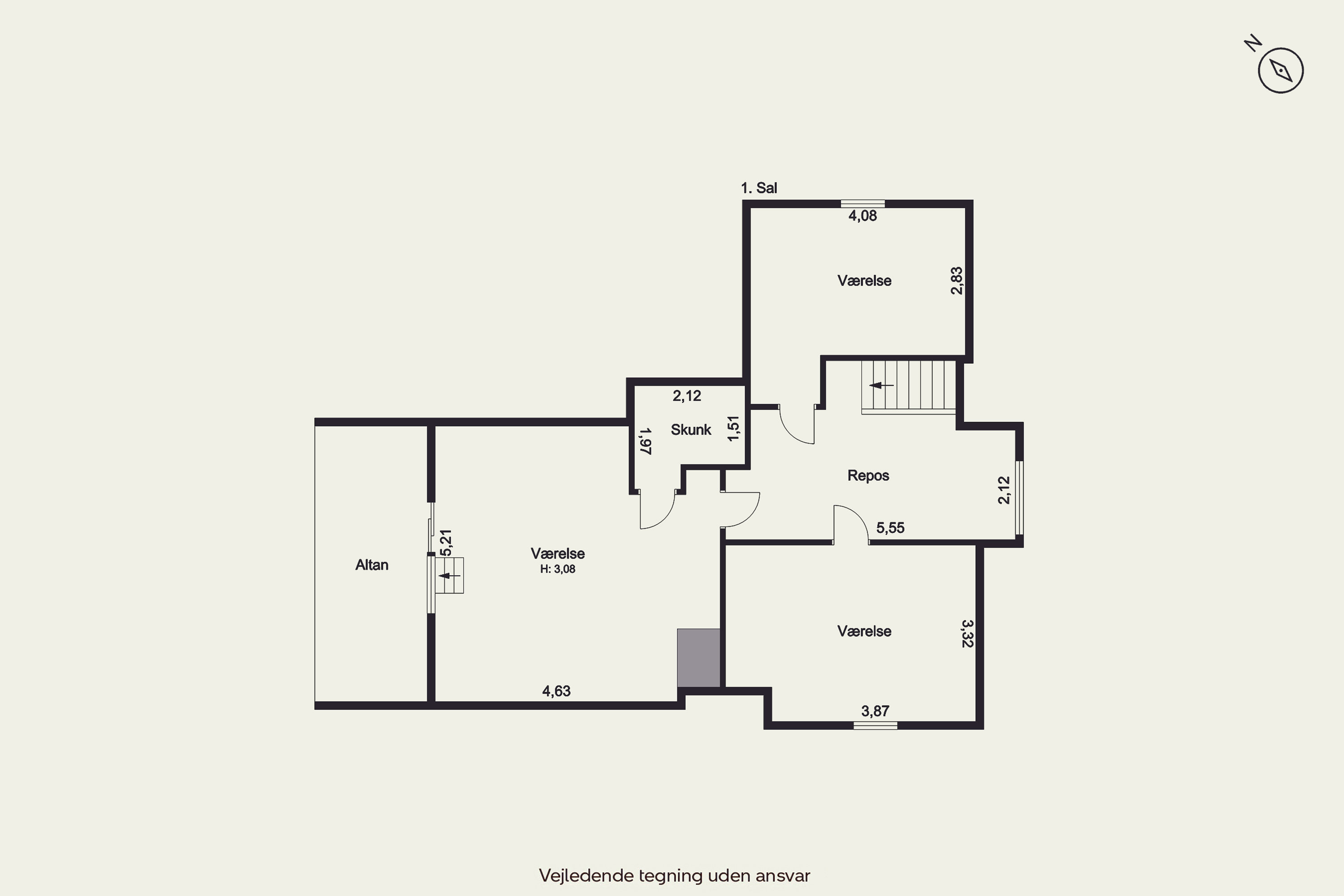 Plantegninger billede af Odensevej 9, Nr Broby, 5672 Broby