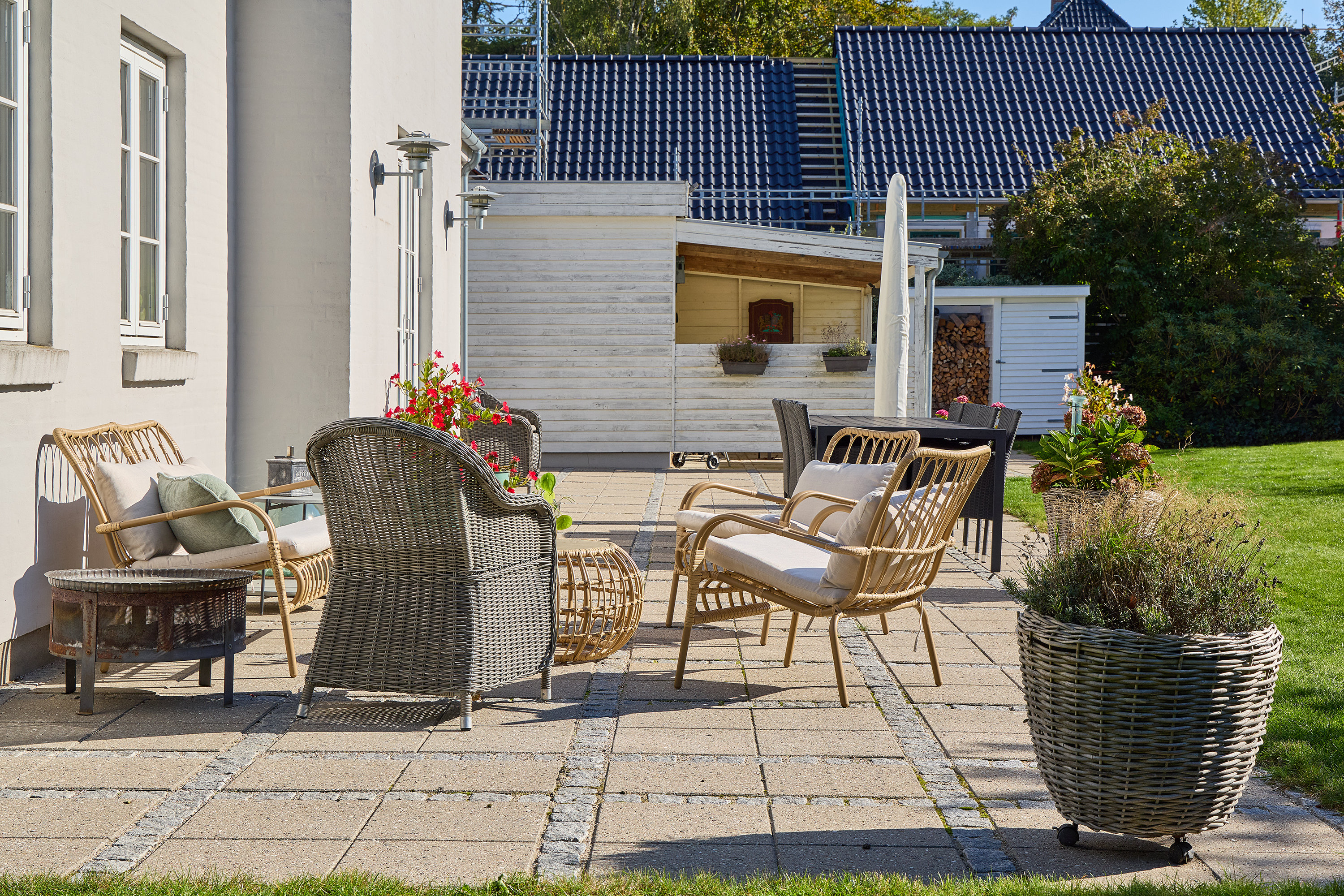 Fremhævet terrasse billede i fuldskærmstilstand. Billede af Dannebrogsvej 10, 3650 Ølstykke