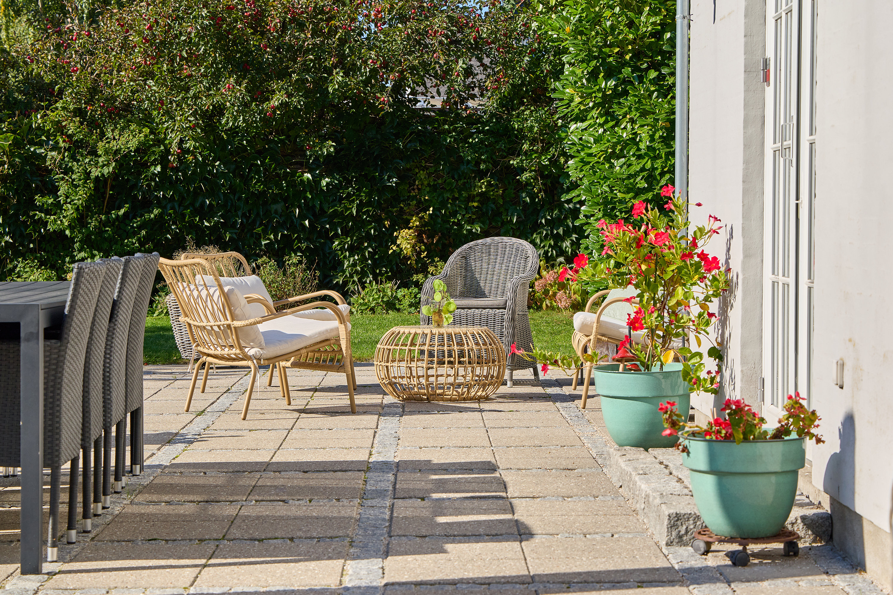 Fremhævet terrasse billede i fuldskærmstilstand. Billede af Dannebrogsvej 10, 3650 Ølstykke