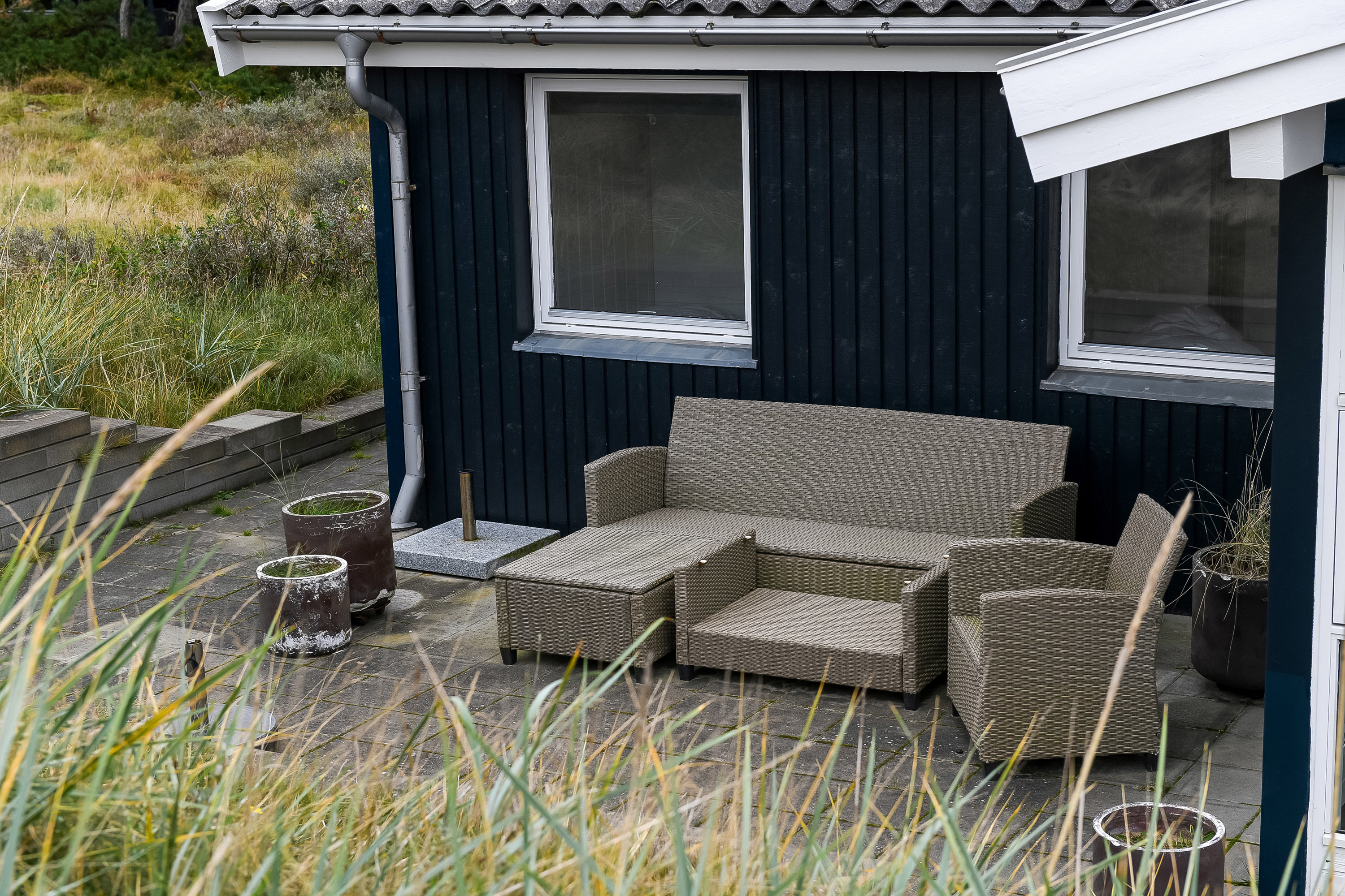 Fremhævet terrasse billede i fuldskærmstilstand. Billede af Søndervænget 15, Rindby Strand, 6720 Fanø