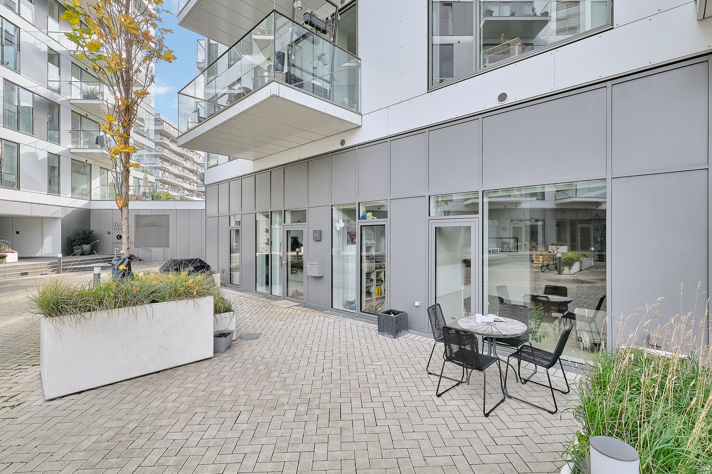 Fremhævet terrasse billede i fuldskærmstilstand. Billede af Dagmar Petersens Gade 92B, st., 8000 Aarhus C