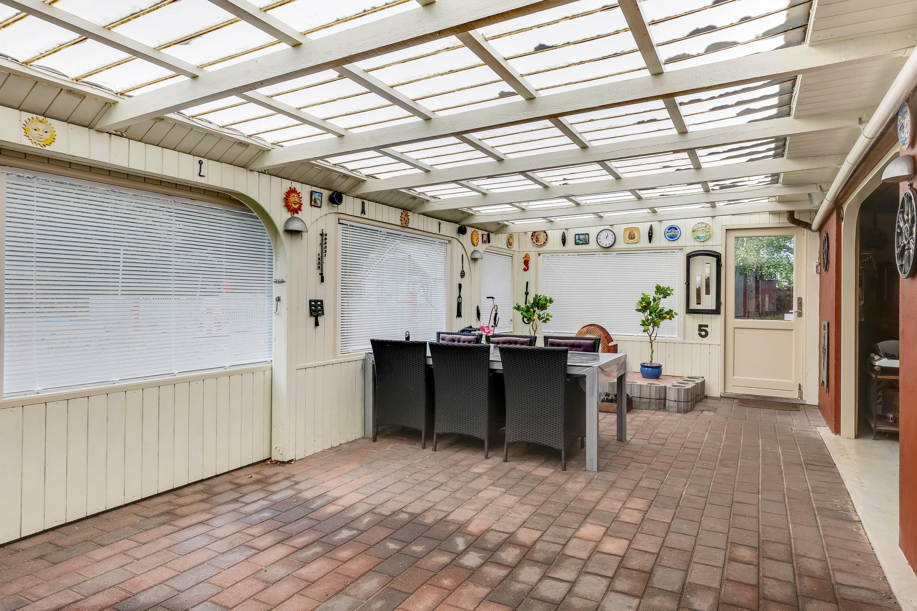 Fremhævet overdækket terrasse billede i fuldskærmstilstand. Billede af Nørrehedevej 5, Østerby, 6280 Højer