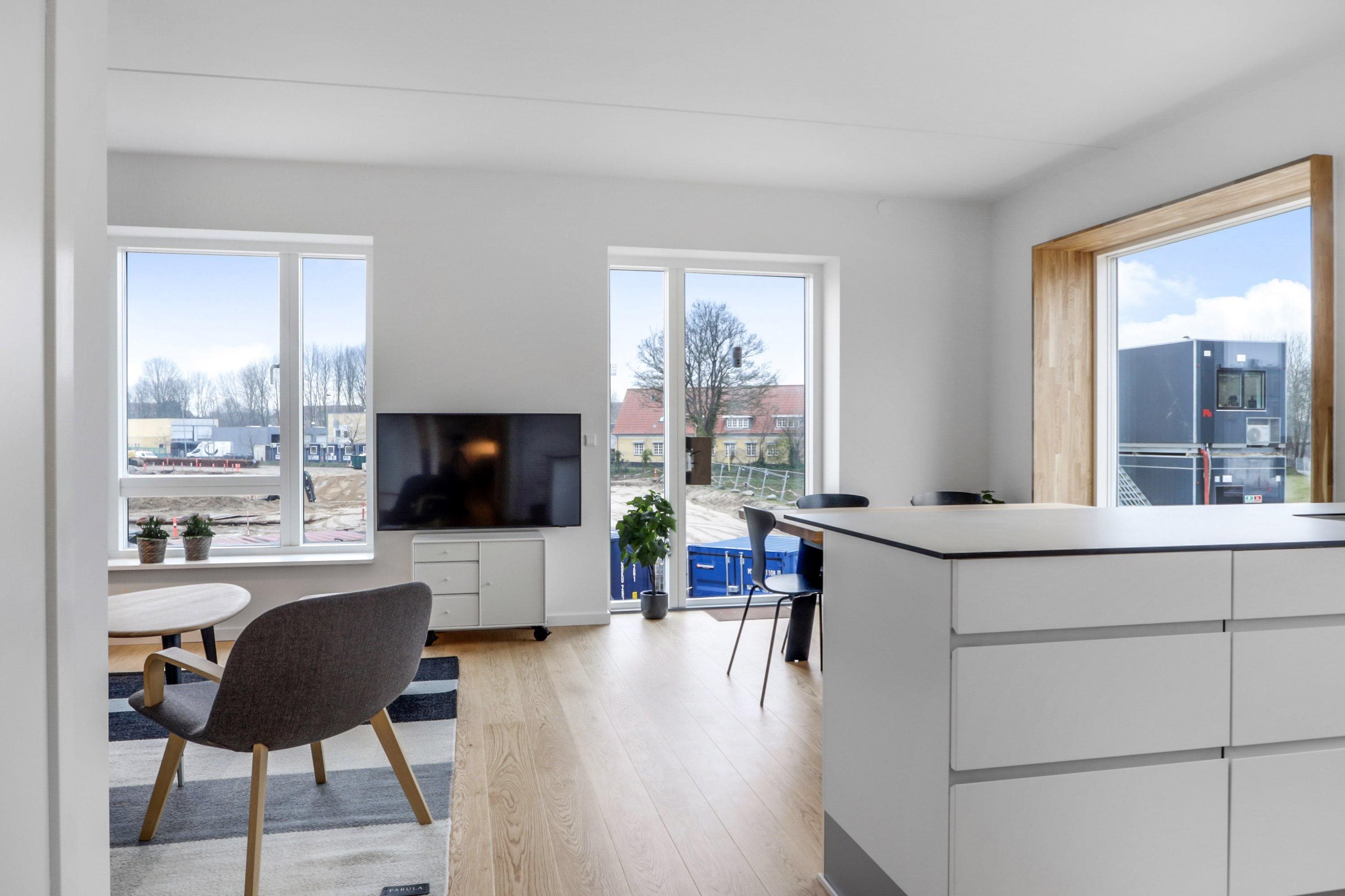 Fremhævet stue billede i fuldskærmstilstand. Billede af Guldrankevej 1, st. 1., 5200 Odense V
