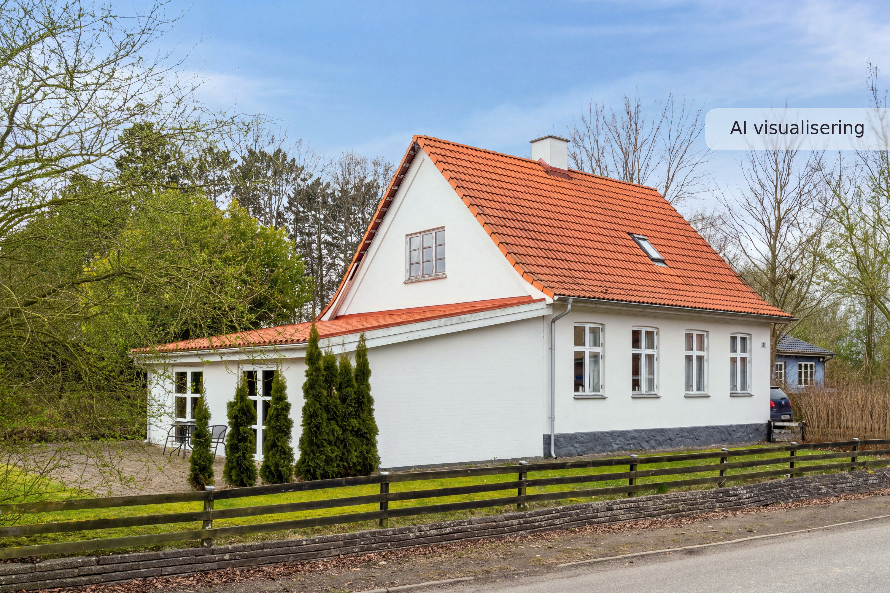 Miniature skyderbillede af nybolig visual — udendørs — facade (visualisering nr. 15440). Billede af Viemose Gade 89, 4771 Kalvehave
