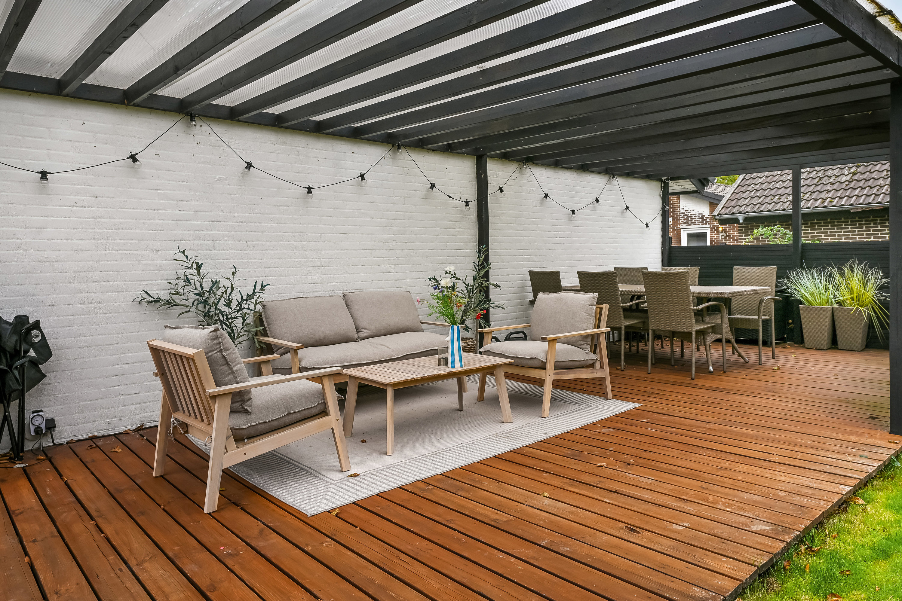 Fremhævet terrasse billede i fuldskærmstilstand. Billede af Mosevangen 39A, 6710 Esbjerg V