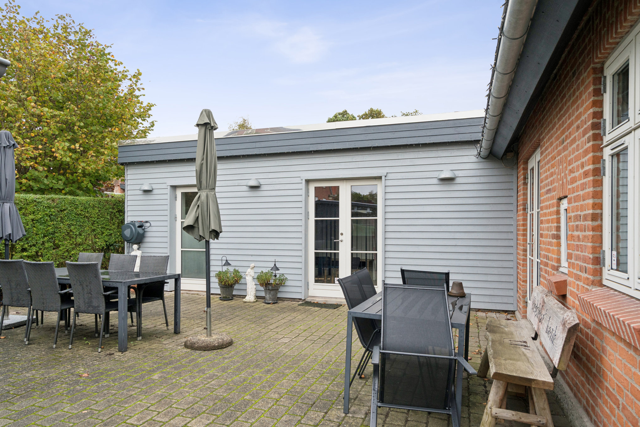 Fremhævet terrasse billede i fuldskærmstilstand. Billede af Yrsavej 6, 8920 Randers NV