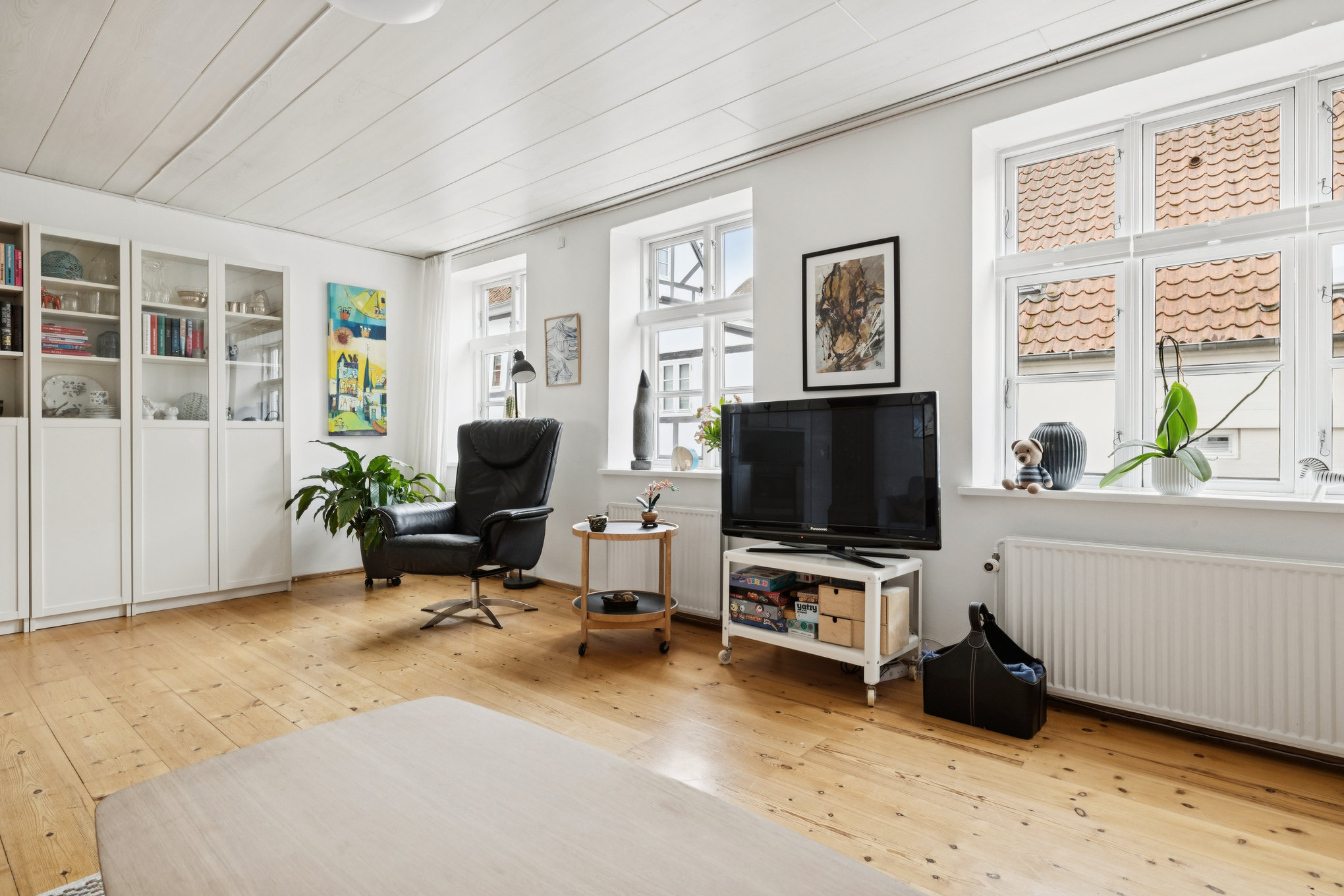 Fremhævet stue billede i fuldskærmstilstand. Billede af Laurentiigade 14, st., 8900 Randers C