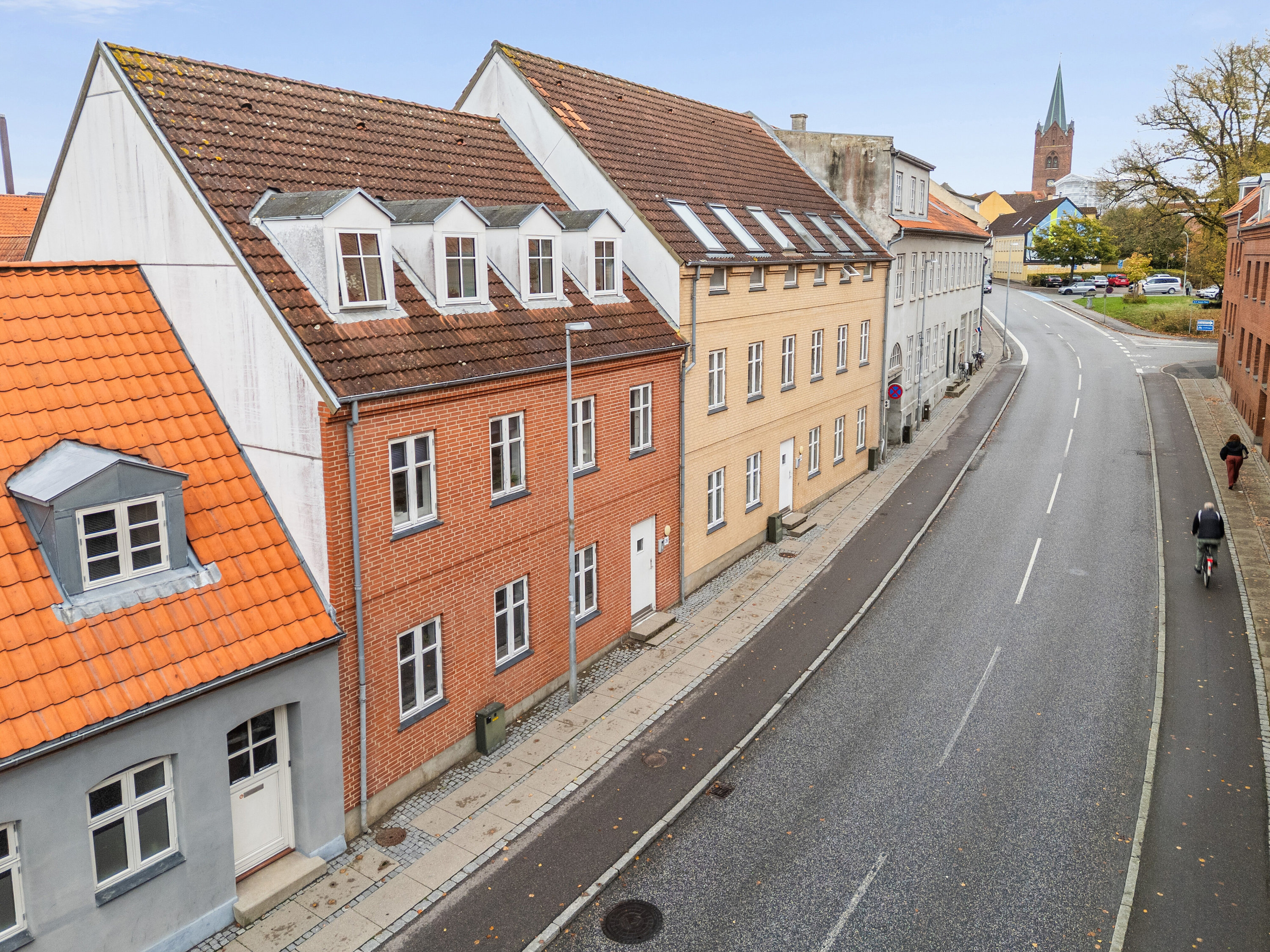 Fremhævet luftfoto billede i fuldskærmstilstand. Billede af Løvegade 26, 1. th., 4200 Slagelse