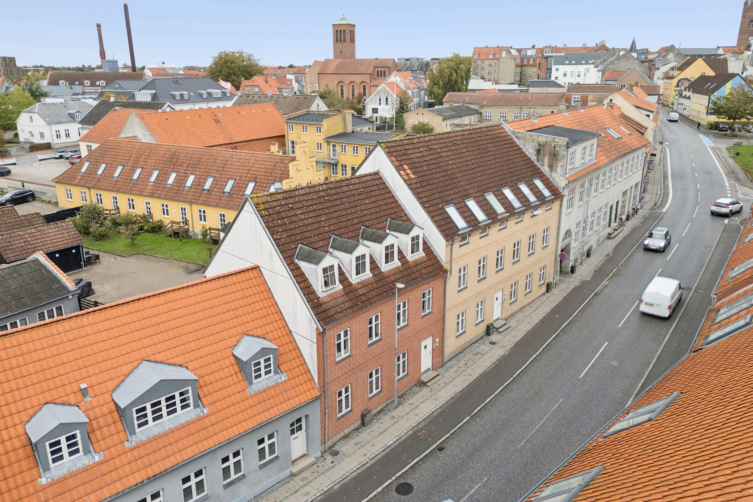 Fremhævet luftfoto billede i fuldskærmstilstand. Billede af Løvegade 26, 1. th., 4200 Slagelse