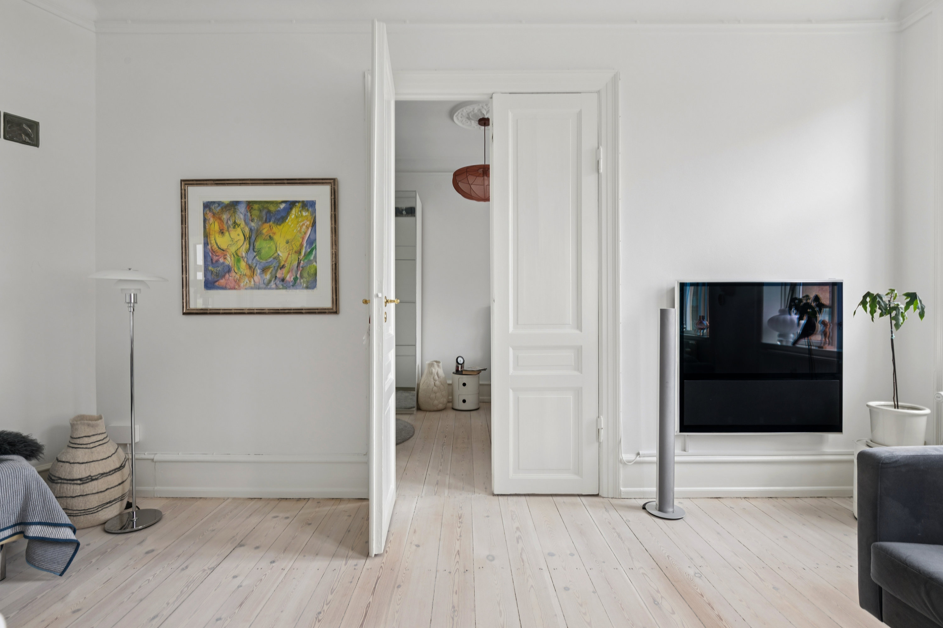 Fremhævet stue billede i fuldskærmstilstand. Billede af Grundtvigsvej 7, 3. tv., 1864 Frederiksberg C
