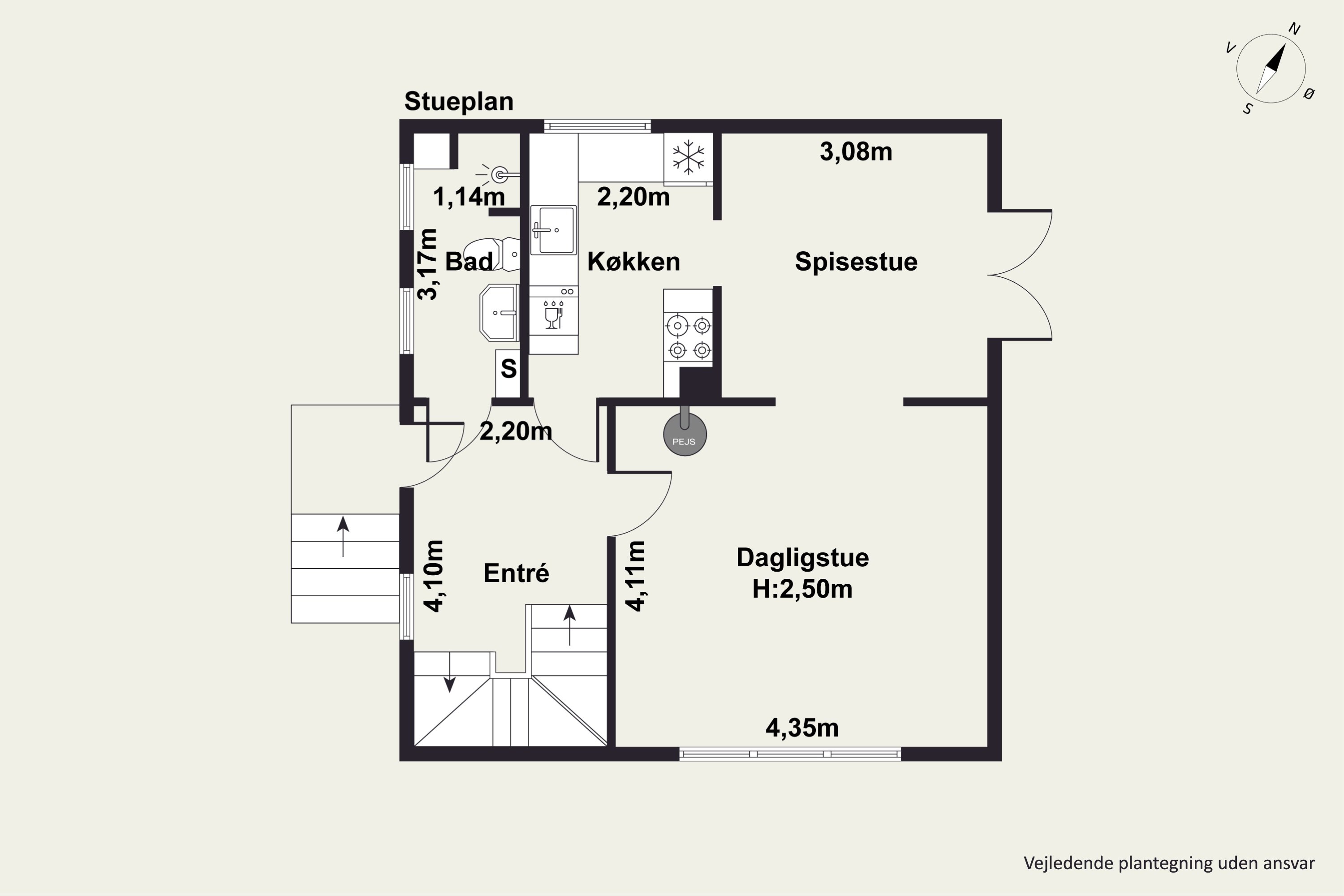 Plantegninger billede af Elmevej 11, Hobro By, 9500 Hobro