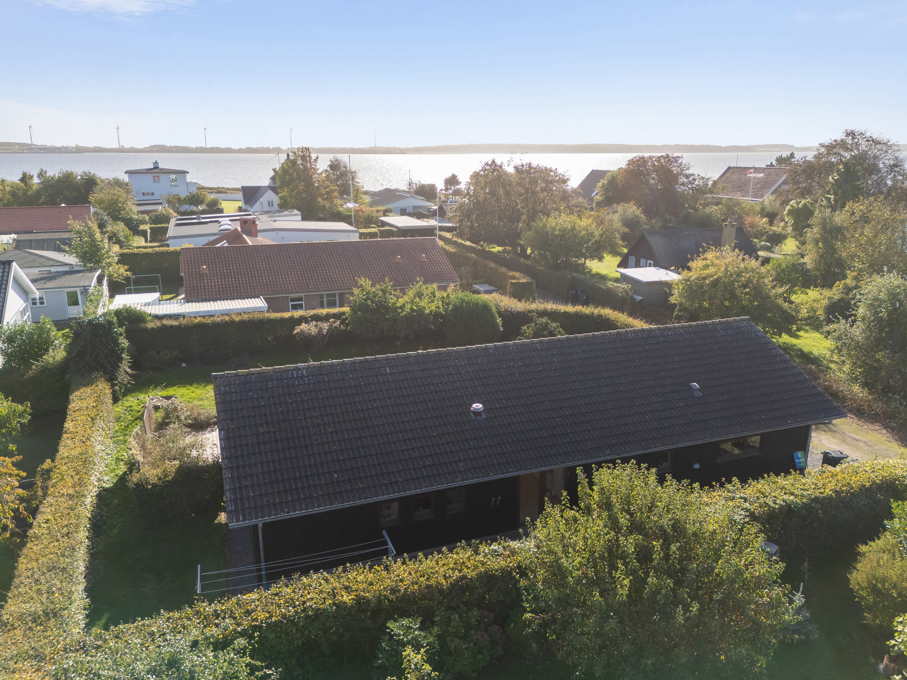 Fremhævet luftfoto billede i fuldskærmstilstand. Billede af Gl Røsnæsvej 31C, 4400 Kalundborg
