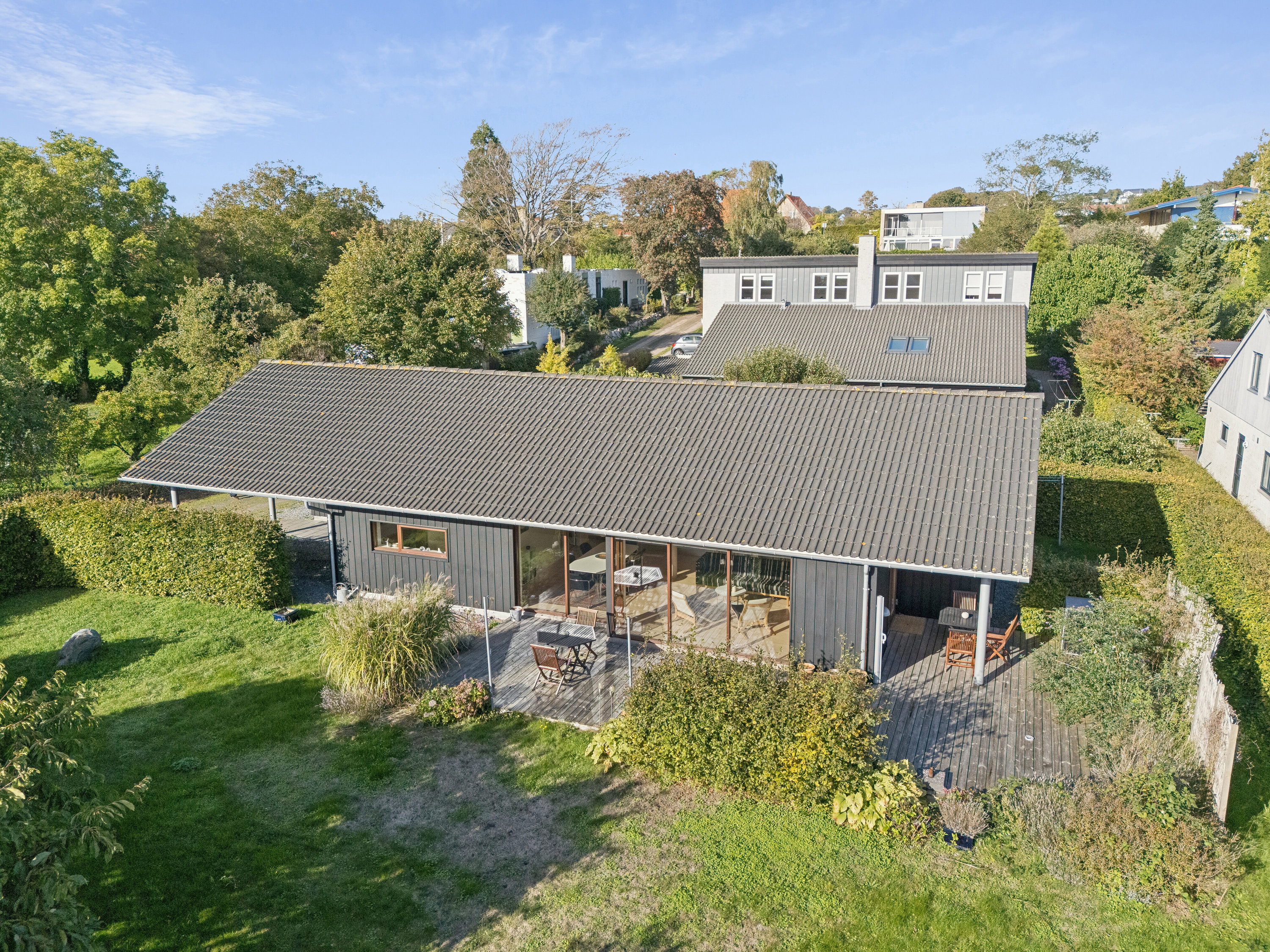 Fremhævet luftfoto billede i fuldskærmstilstand. Billede af Gl Røsnæsvej 31C, 4400 Kalundborg