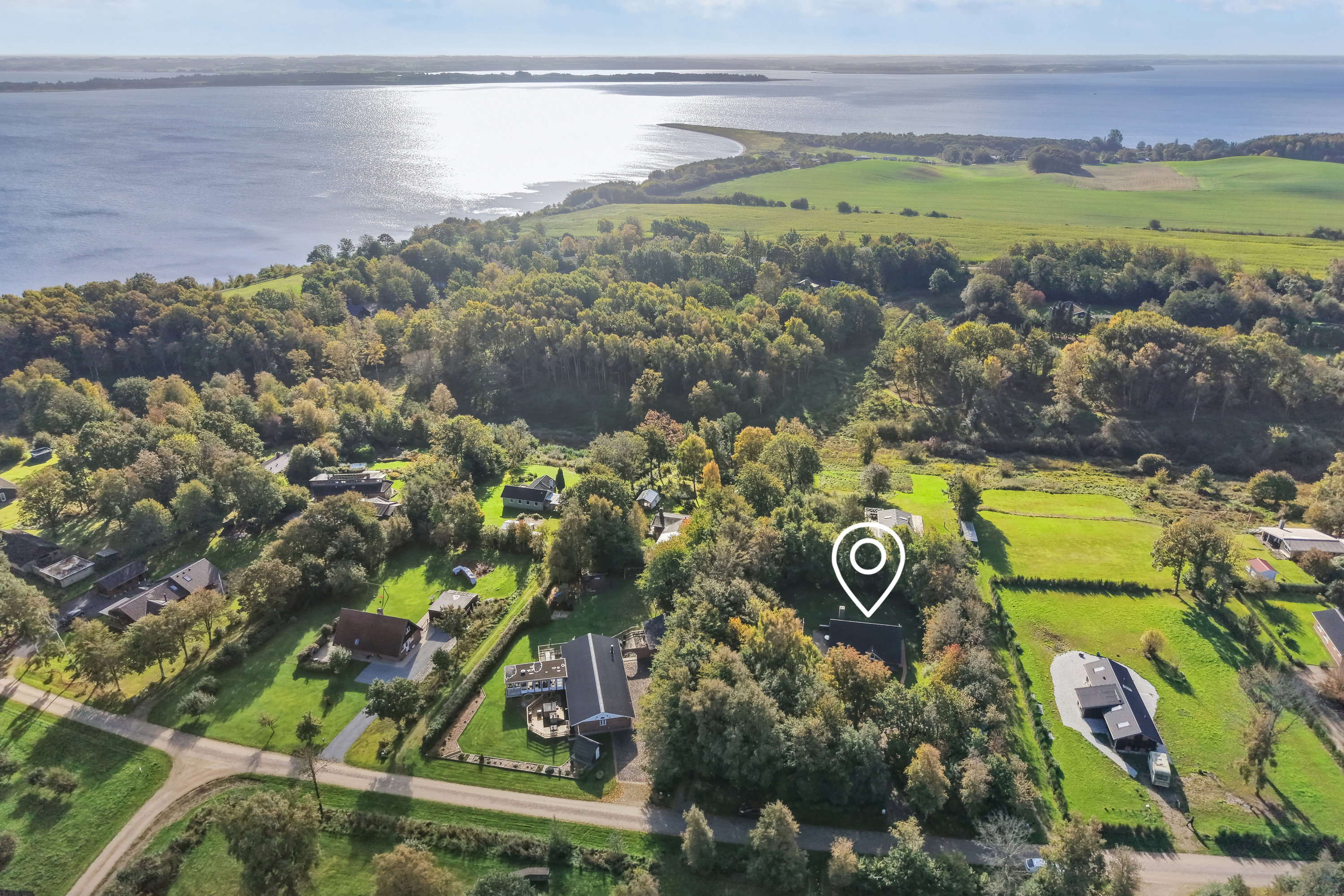 Fremhævet luftfoto billede i fuldskærmstilstand. Billede af Astrup Vig 132, Astrup Vig, 7870 Roslev
