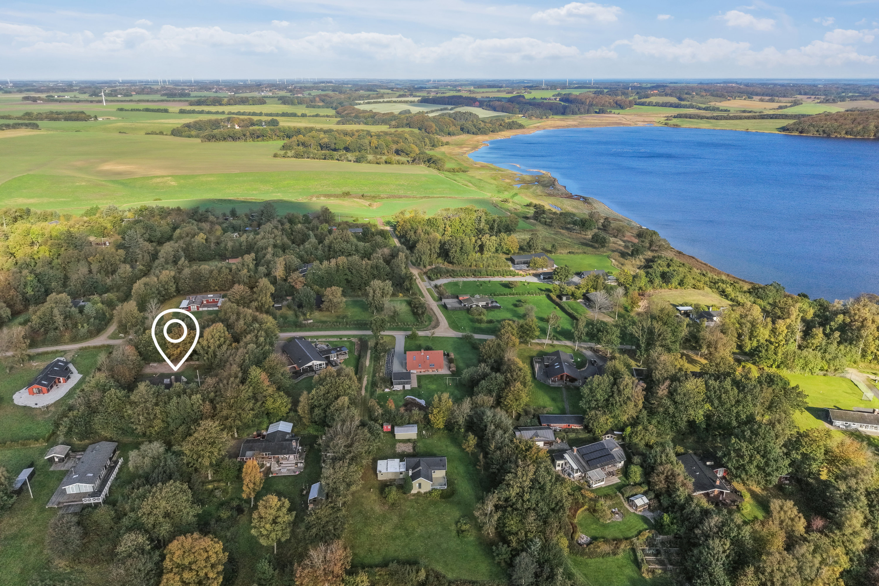 Fremhævet luftfoto billede i fuldskærmstilstand. Billede af Astrup Vig 132, Astrup Vig, 7870 Roslev