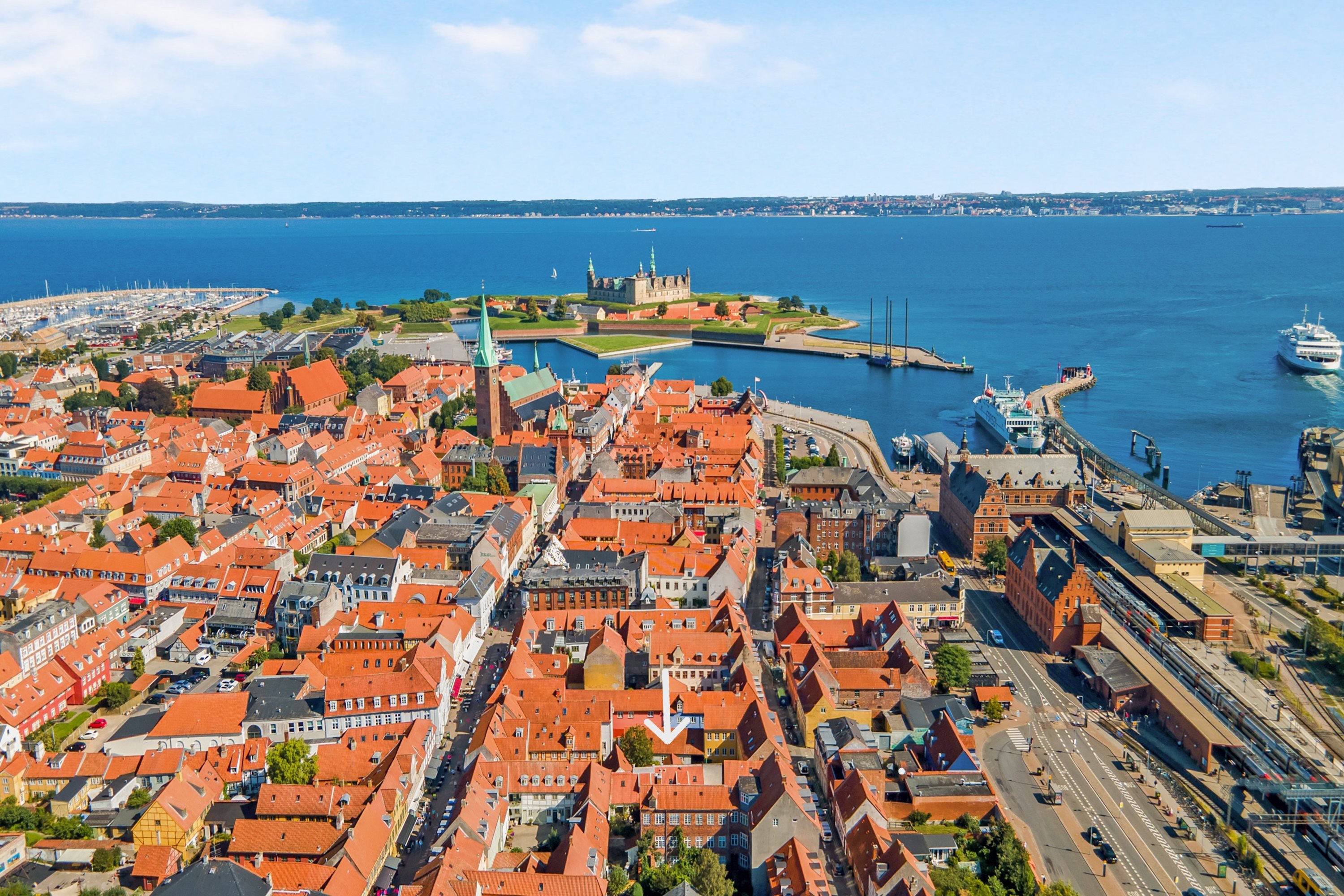 Fremhævet  billede i fuldskærmstilstand. Billede af Grollowstræde 1B, 3000 Helsingør