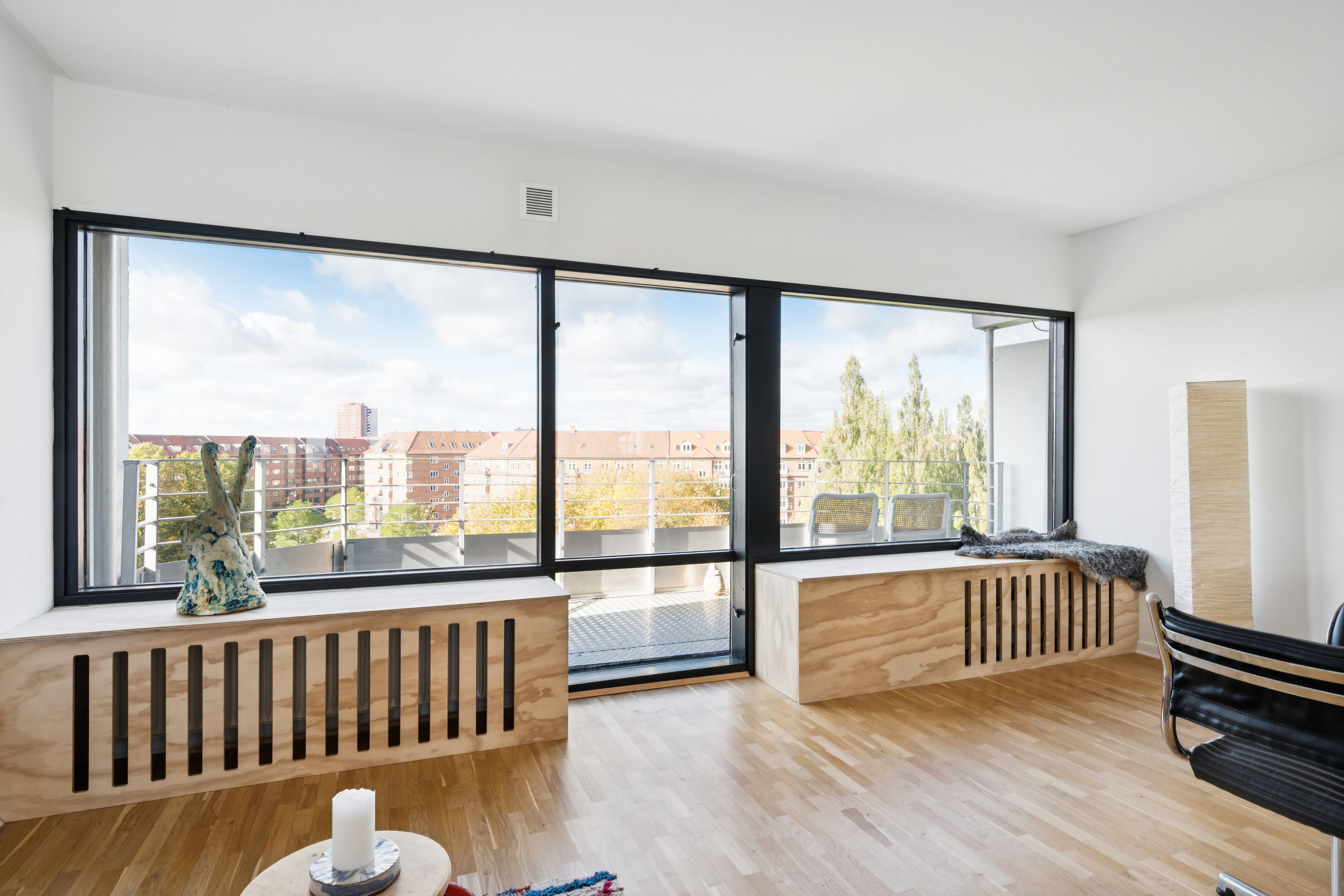 Fremhævet stue billede i fuldskærmstilstand. Billede af Marselis Boulevard 38, 6. 608., 8000 Aarhus C