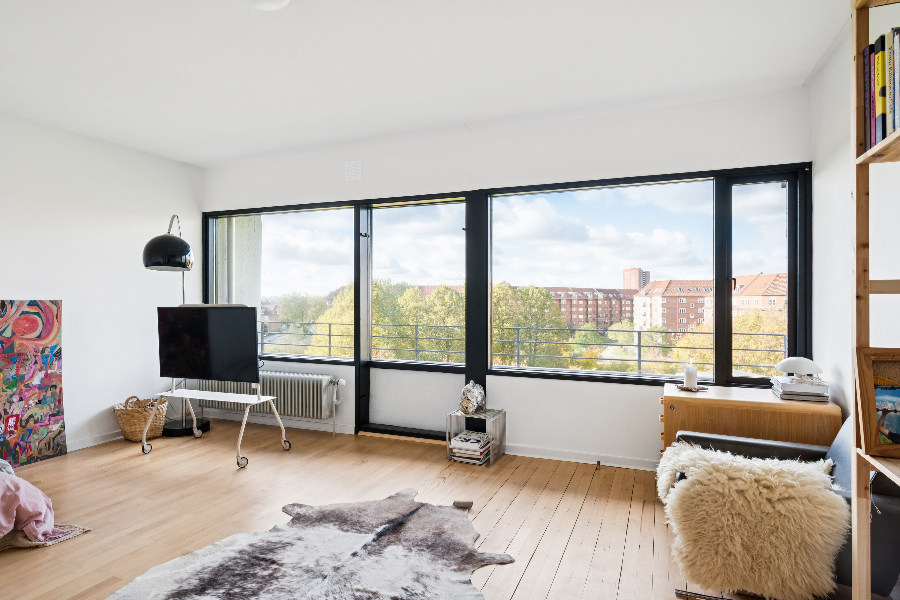 Fremhævet stue billede i fuldskærmstilstand. Billede af Marselis Boulevard 38, 6. 608., 8000 Aarhus C