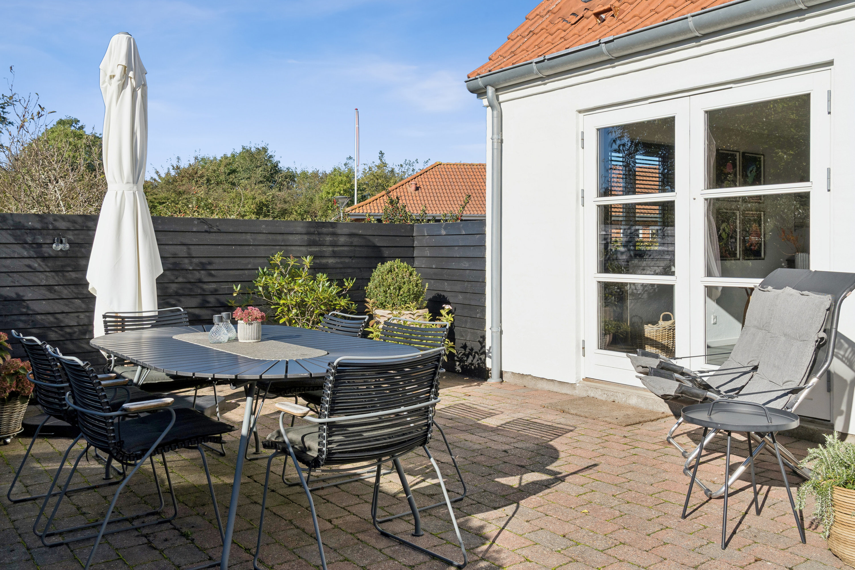 Fremhævet terrasse billede i fuldskærmstilstand. Billede af Nørretoft 16, Løjt Kirkeby, 6200 Aabenraa