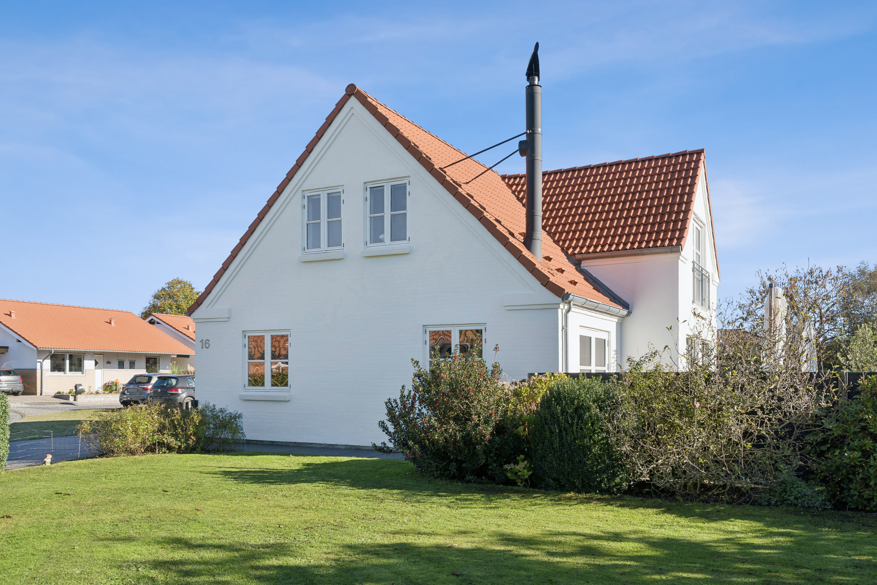 Fremhævet set fra haven billede i fuldskærmstilstand. Billede af Nørretoft 16, Løjt Kirkeby, 6200 Aabenraa