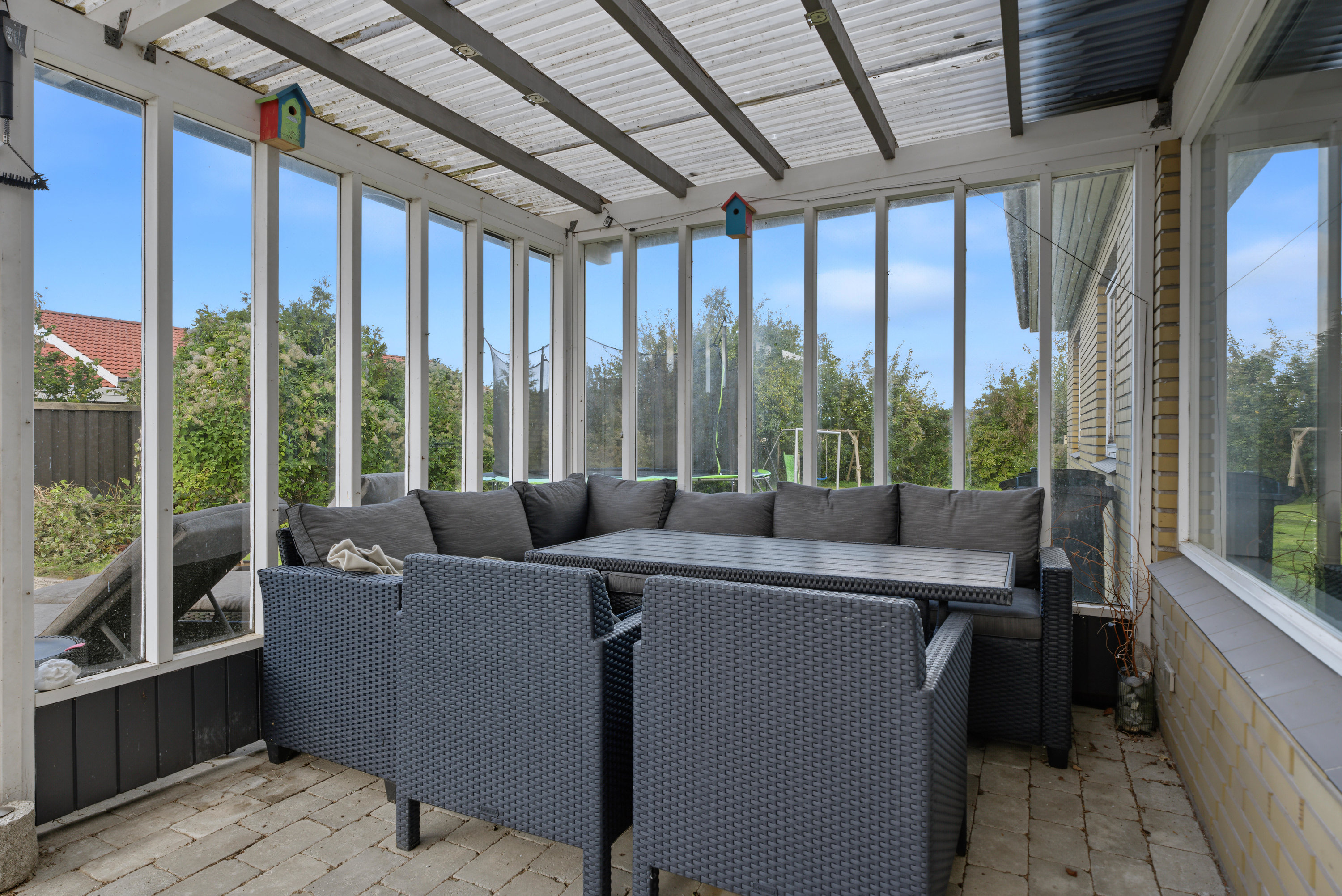 Fremhævet overdækket terrasse billede i fuldskærmstilstand. Billede af Bregnevej 17, 4930 Maribo