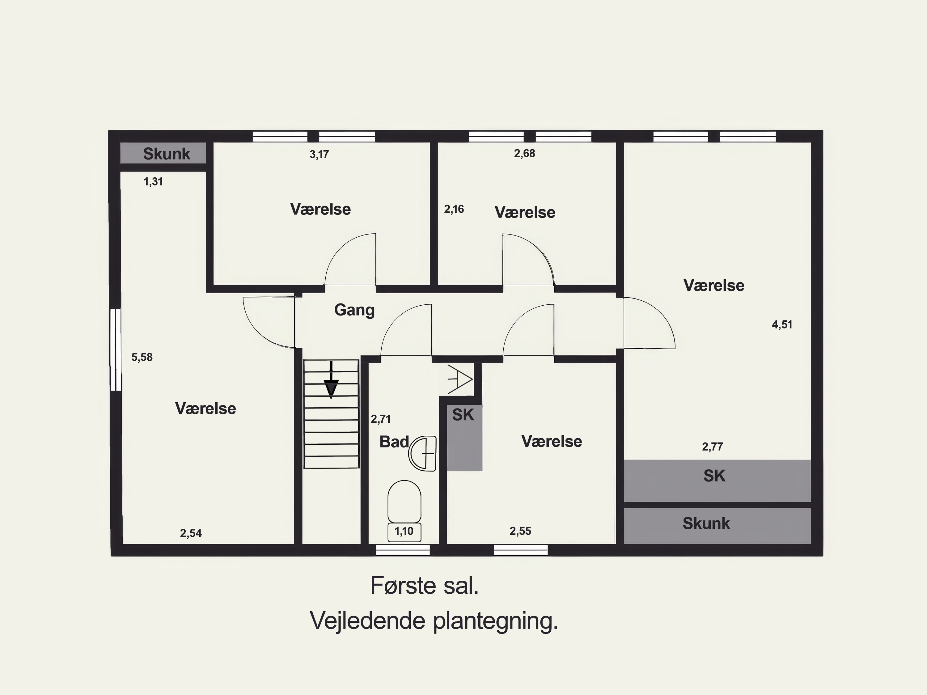 Plantegninger billede af Nørregade 16, 5620 Glamsbjerg