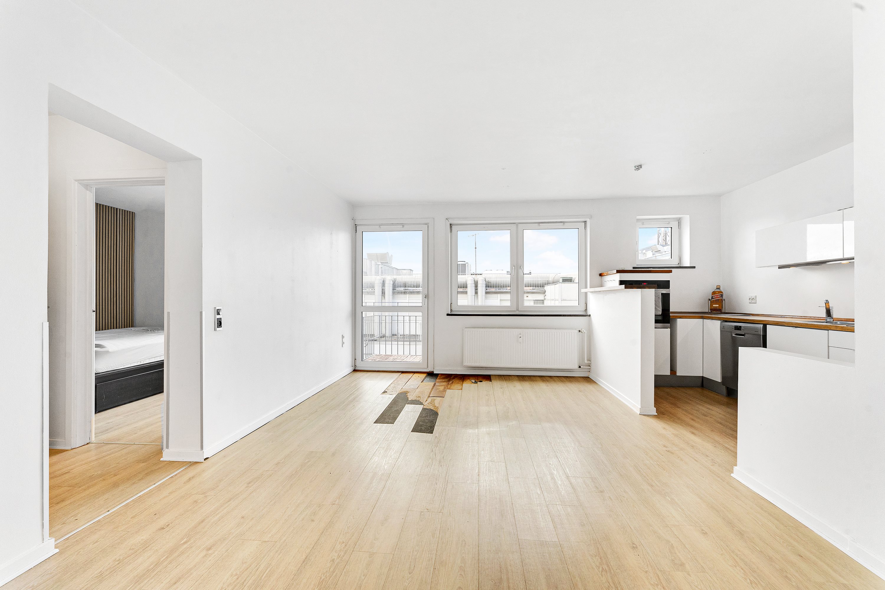 Fremhævet stue billede i fuldskærmstilstand. Billede af Østervold 36, 2. 1., 8900 Randers C