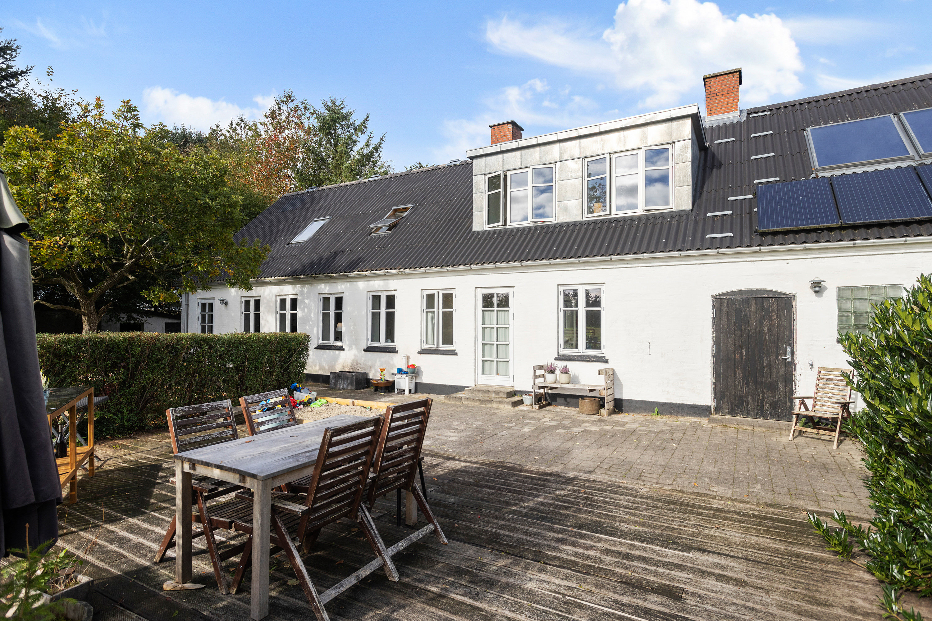 Fremhævet terrasse billede i fuldskærmstilstand. Billede af Dalvej 68, 9740 Jerslev J