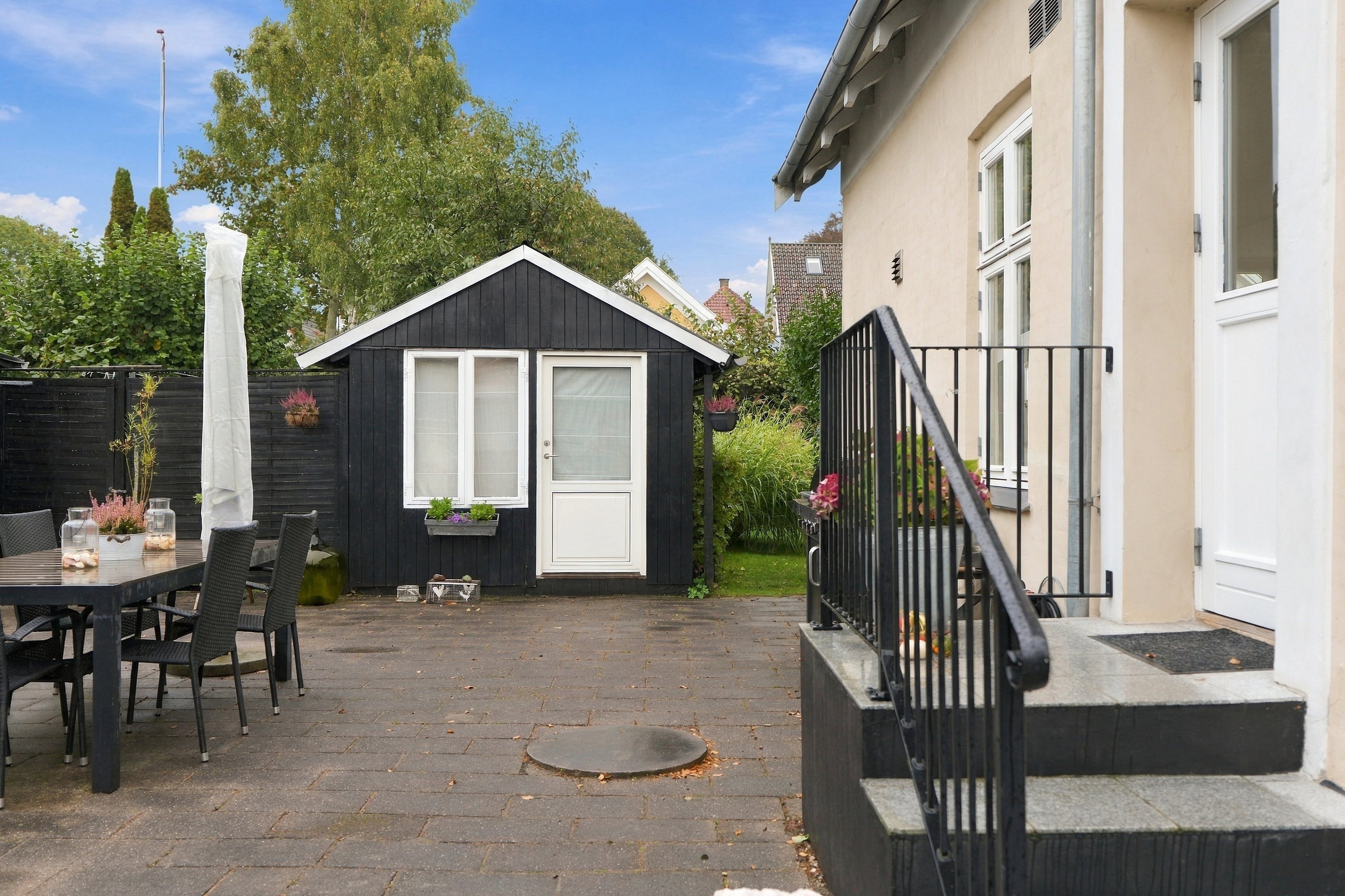 Fremhævet terrasse billede i fuldskærmstilstand. Billede af Frederiksværksgade 100, 3400 Hillerød