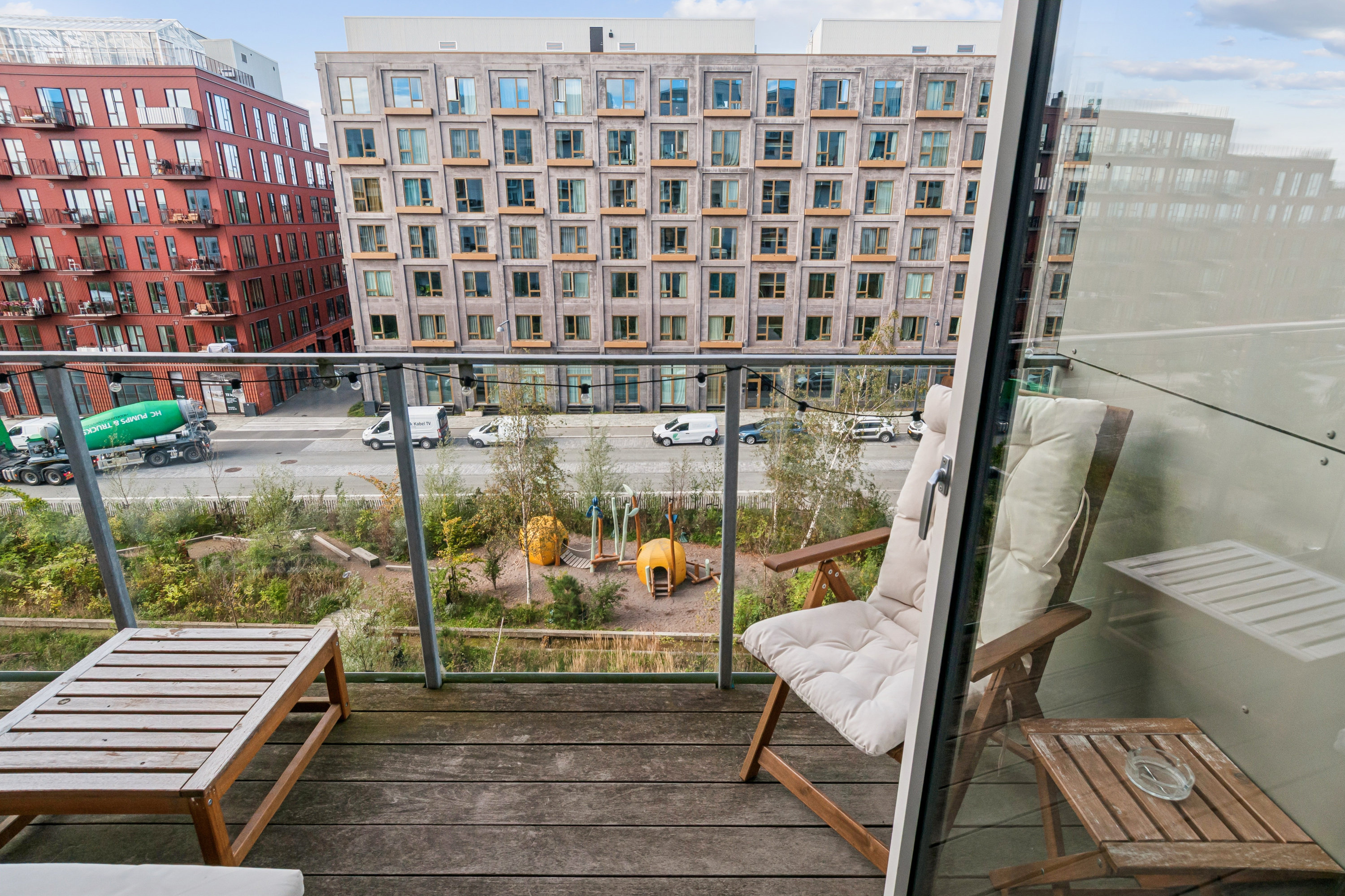 Fremhævet altan billede i fuldskærmstilstand. Billede af Else Alfelts Vej 93, 4. th., 2300 København S