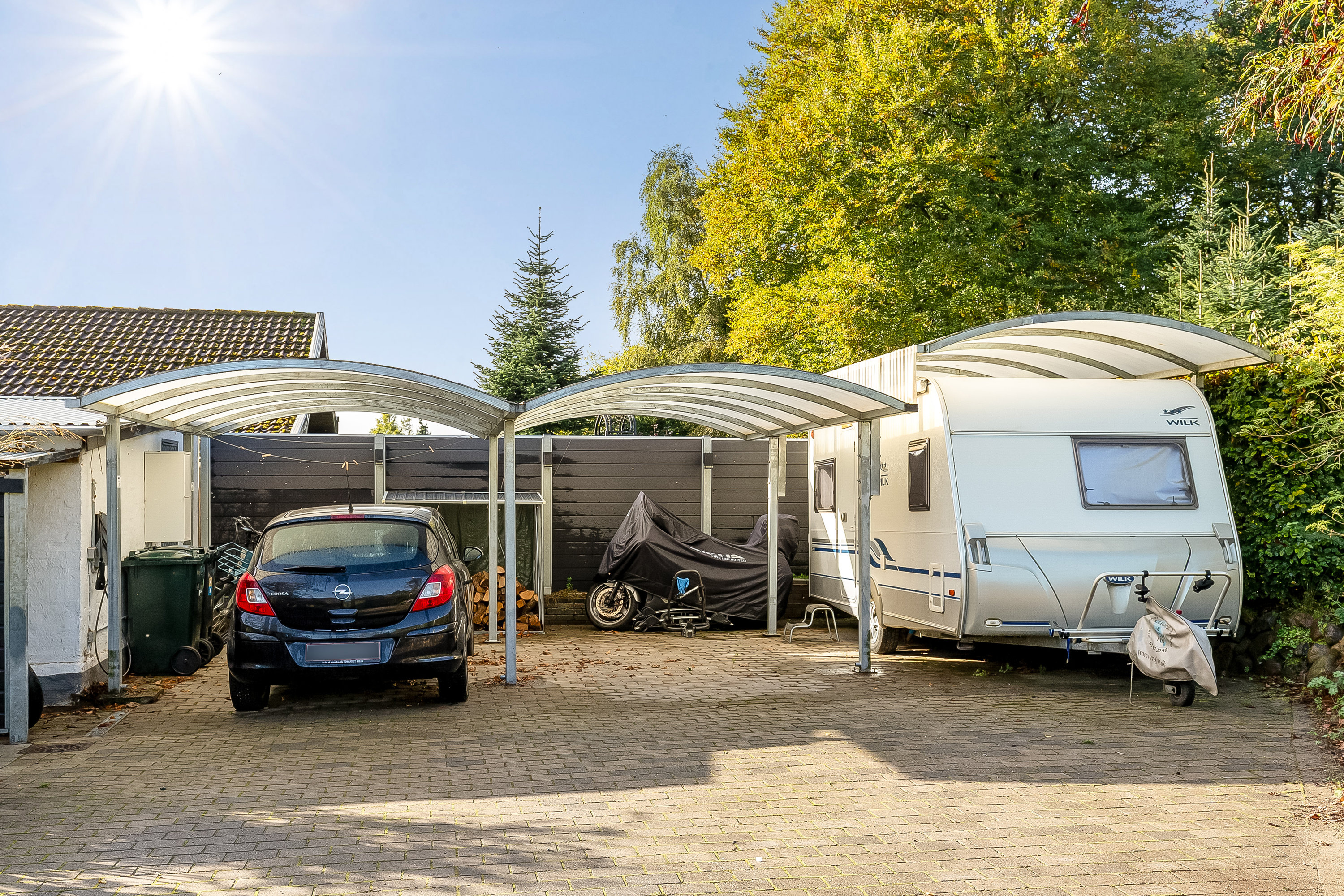 Fremhævet carport billede i fuldskærmstilstand. Billede af Iver Dahlsvej 11, 6640 Lunderskov