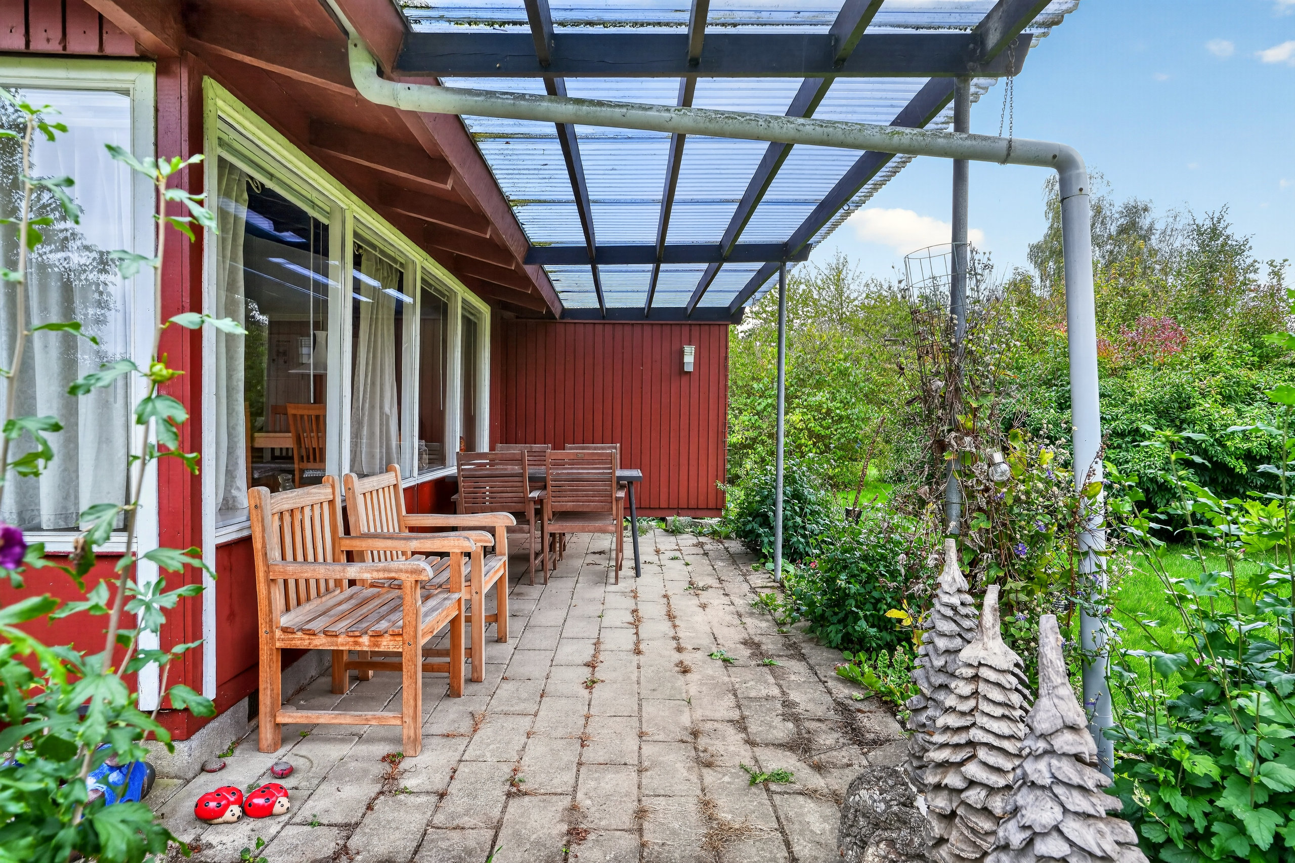 Fremhævet terrasse billede i fuldskærmstilstand. Billede af Enghaven 26, Næsby, 4305 Orø