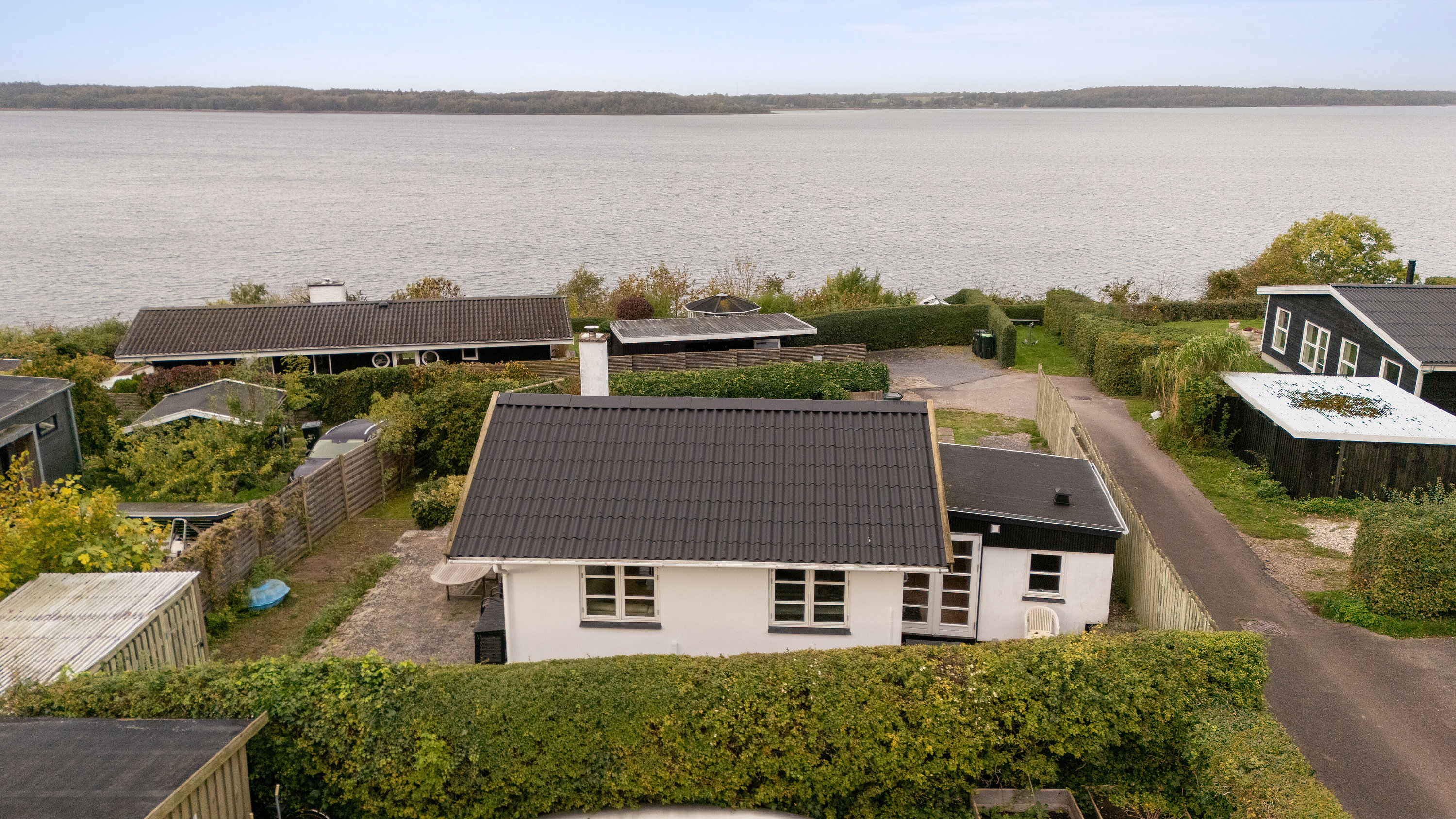 Fremhævet luftfoto billede i fuldskærmstilstand. Billede af Olaf Kristiansensvej 37, Ejby, 4070 Kirke Hyllinge