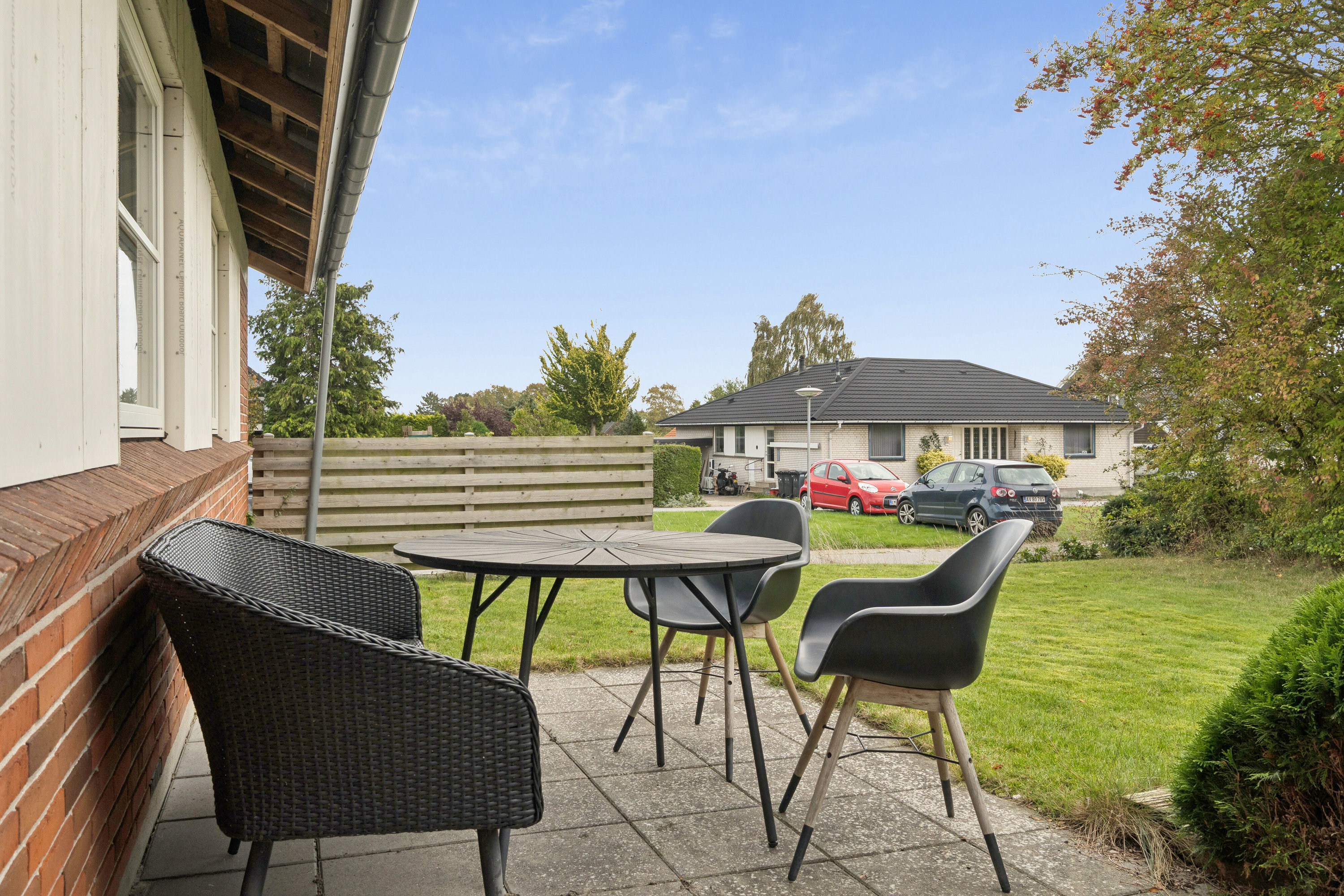 Fremhævet terrasse billede i fuldskærmstilstand. Billede af Holbergsvej 131, 4700 Næstved
