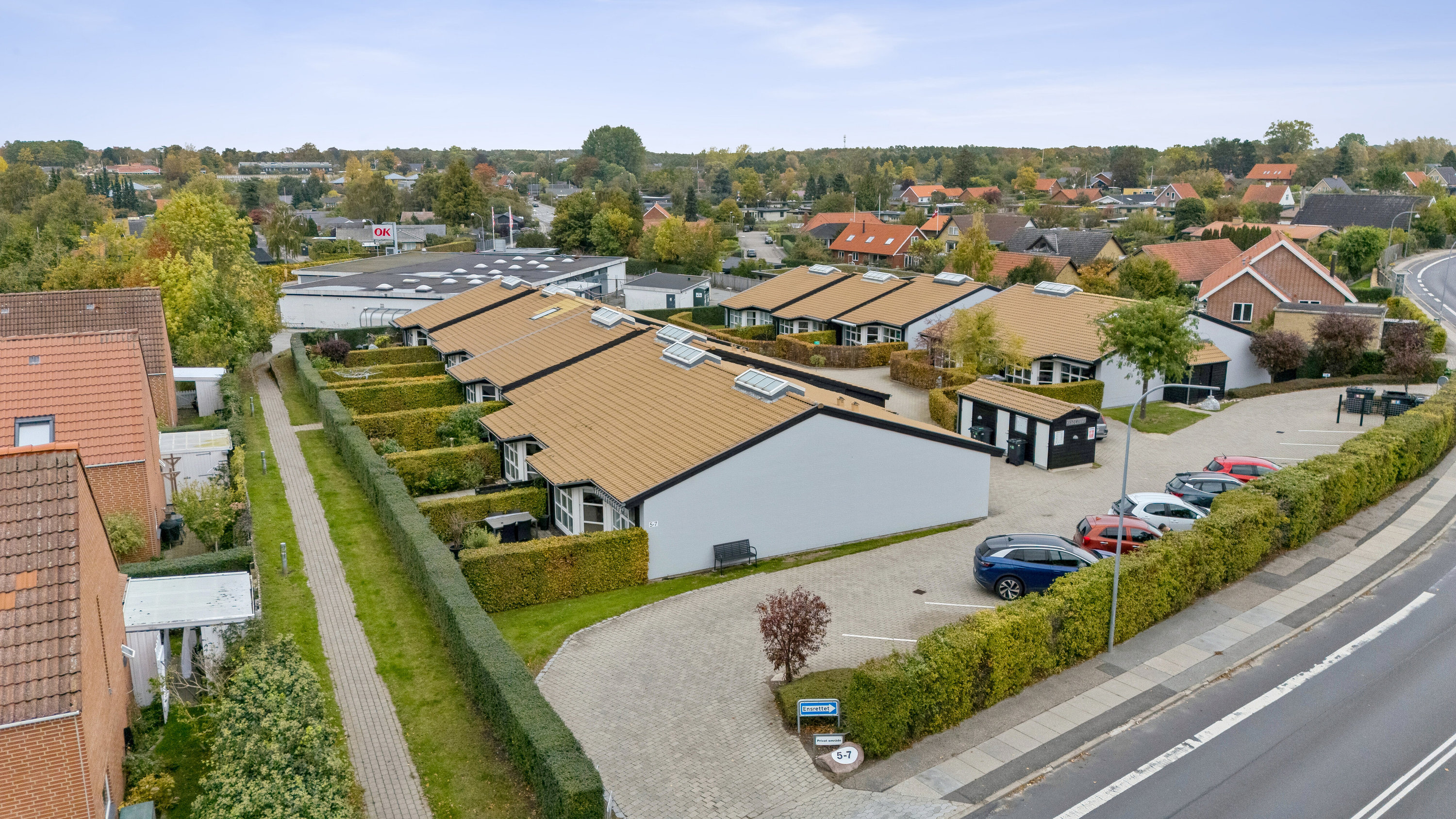Fremhævet luftfoto billede i fuldskærmstilstand. Billede af Ternevej 5B, 4000 Roskilde