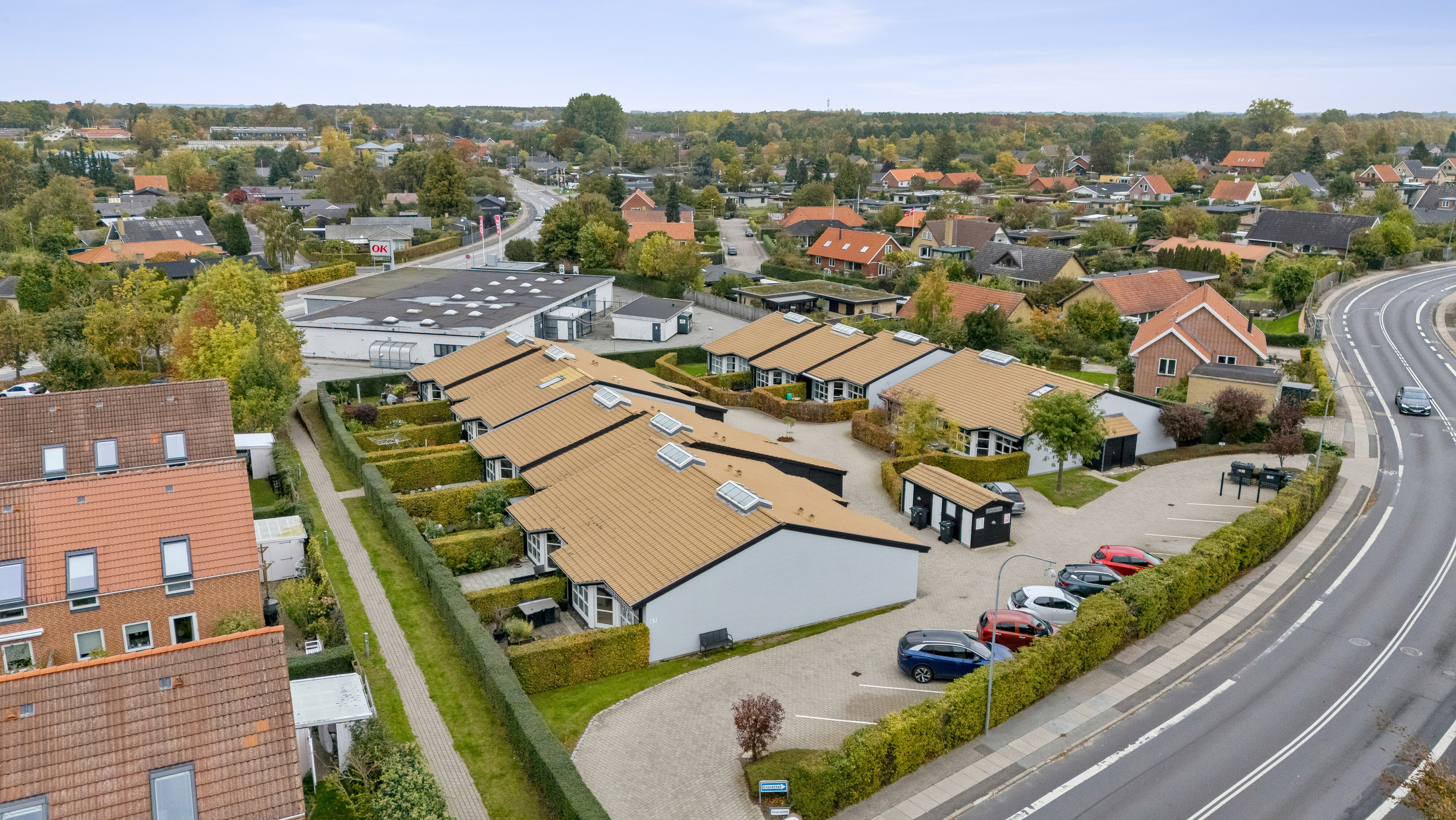 Fremhævet luftfoto billede i fuldskærmstilstand. Billede af Ternevej 5B, 4000 Roskilde
