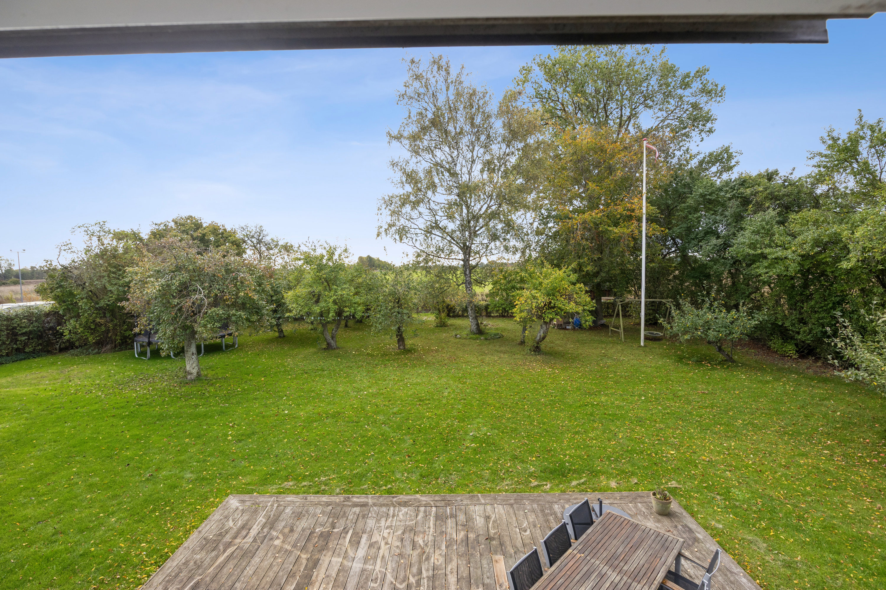 Fremhævet terrasse billede i fuldskærmstilstand. Billede af Holtelandsvej 12, Enderslev, 4652 Hårlev