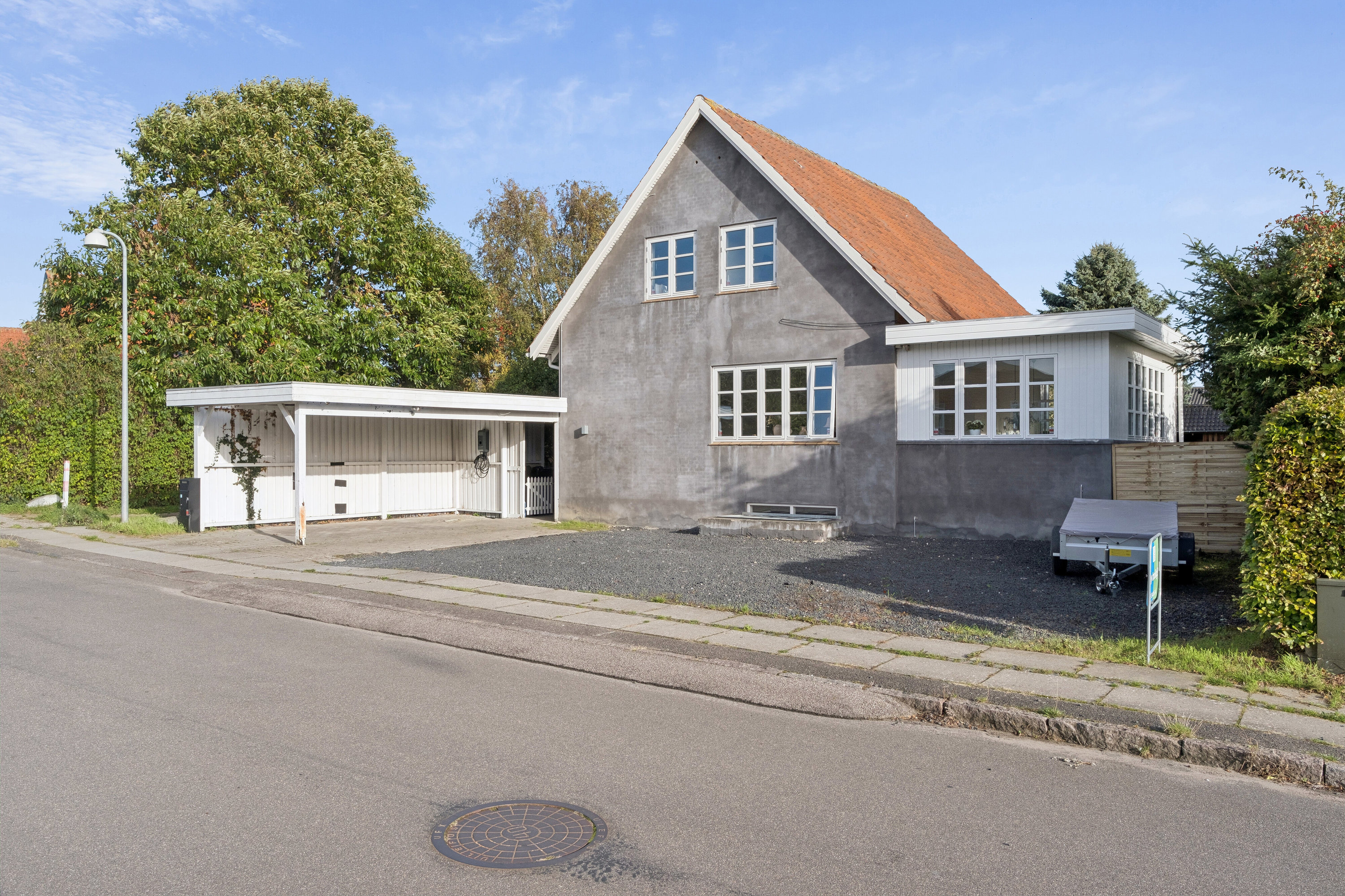 Fremhævet set fra vejen billede i fuldskærmstilstand. Billede af Birkealle 24, 4760 Vordingborg