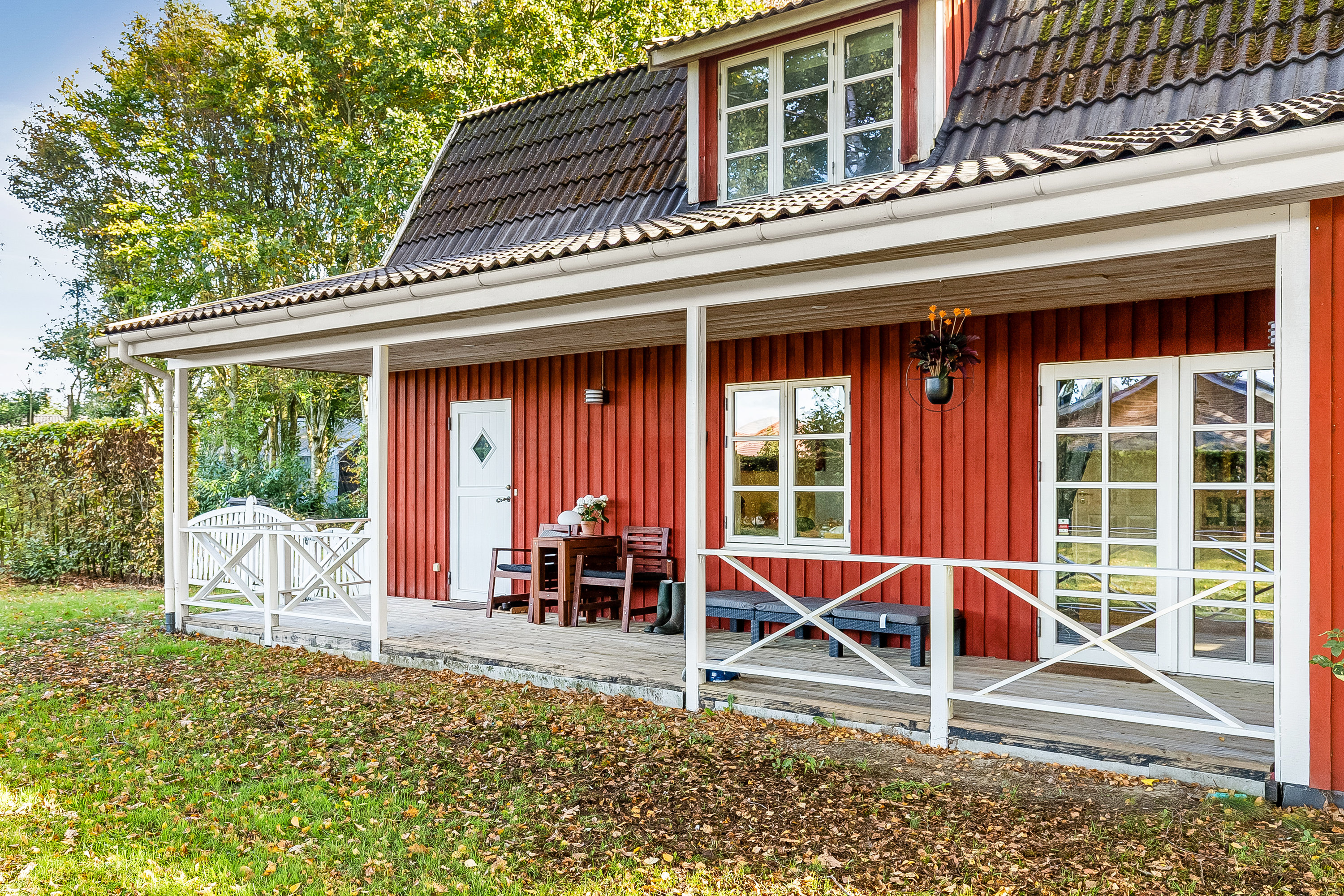 Fremhævet veranda billede i fuldskærmstilstand. Billede af Lindeparken 10, Ny Nørup, 7182 Bredsten
