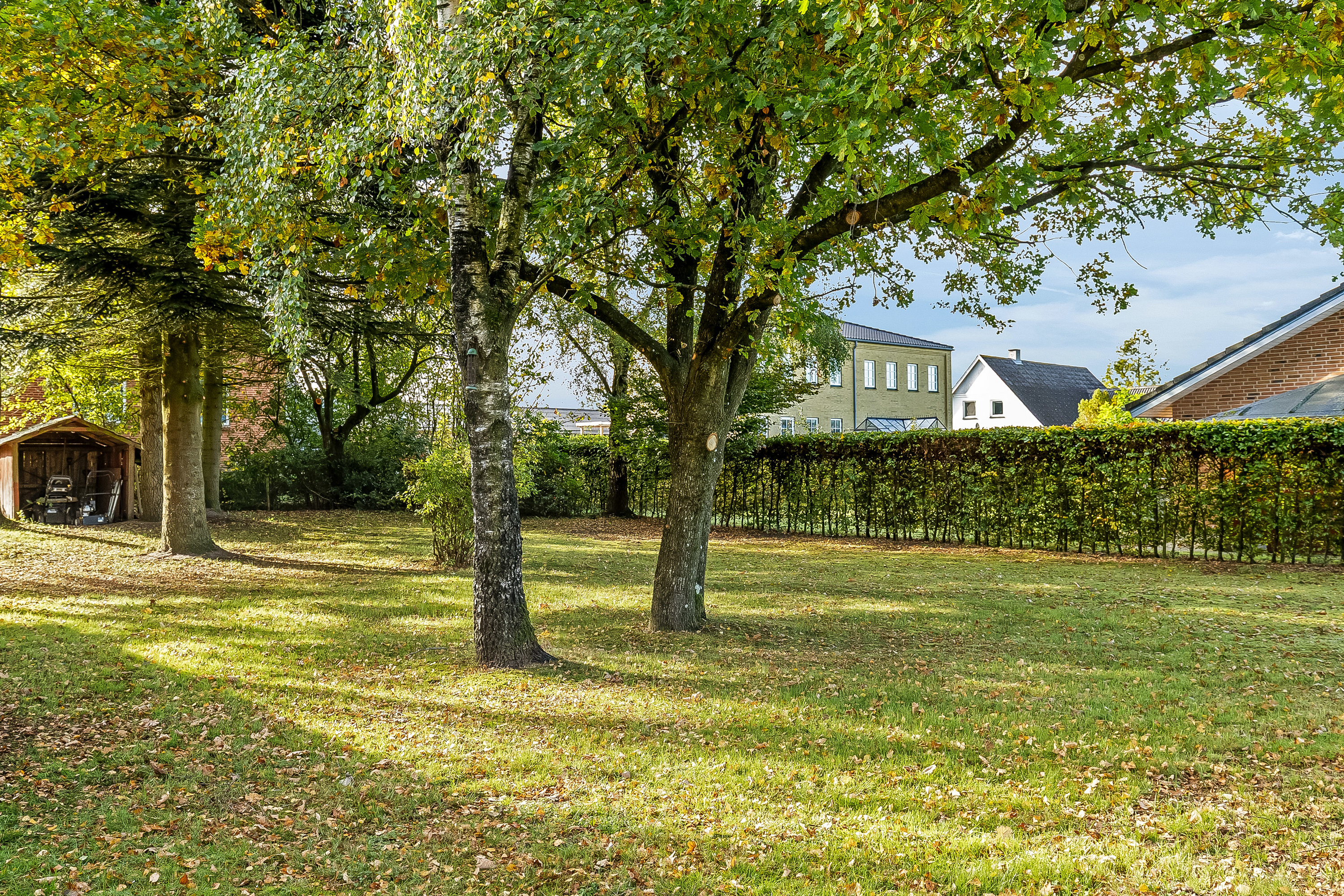 Fremhævet have billede i fuldskærmstilstand. Billede af Lindeparken 10, Ny Nørup, 7182 Bredsten