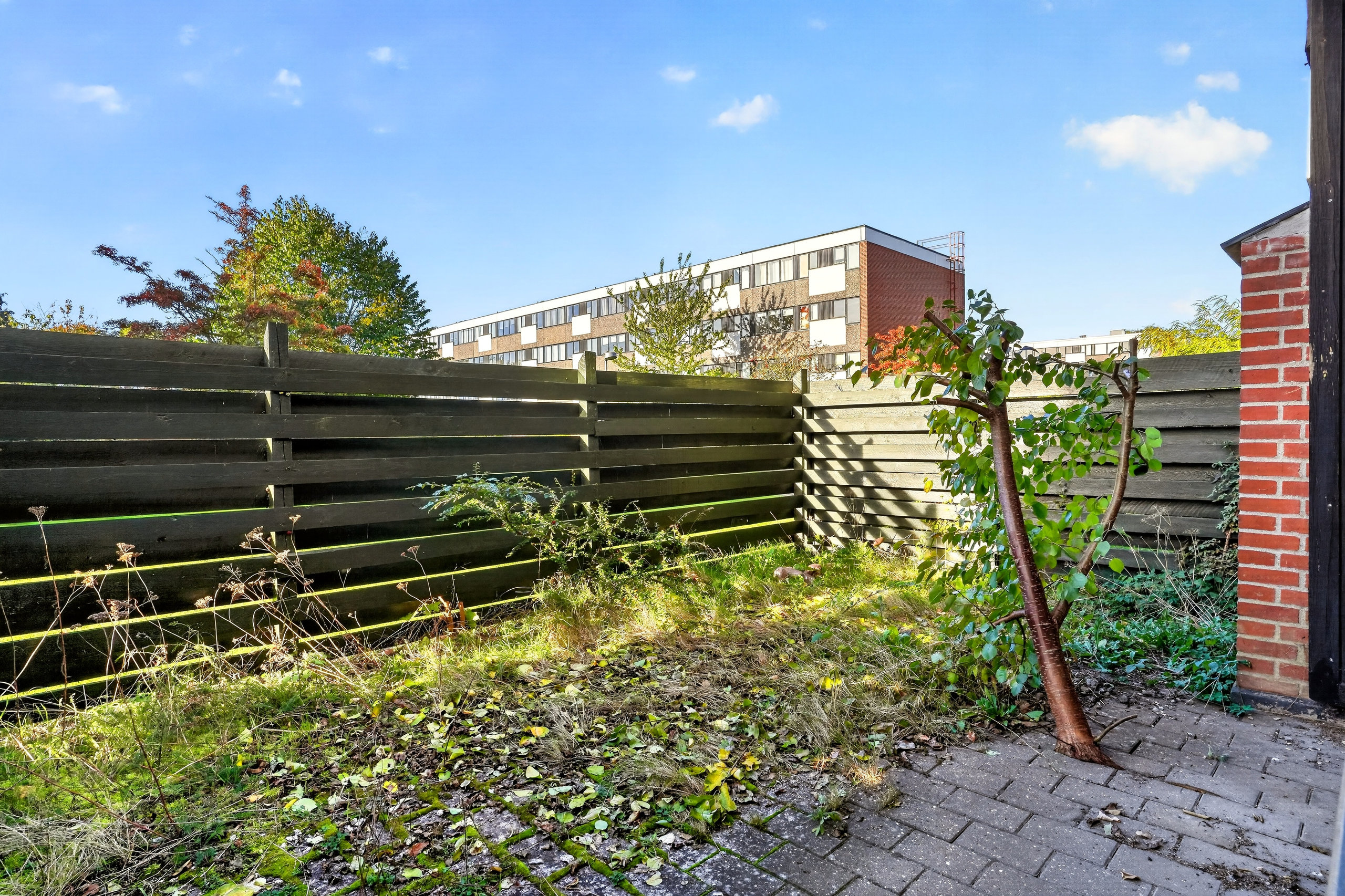 Fremhævet terrasse billede i fuldskærmstilstand. Billede af Teglgårdsvej 543, st. th., 3050 Humlebæk