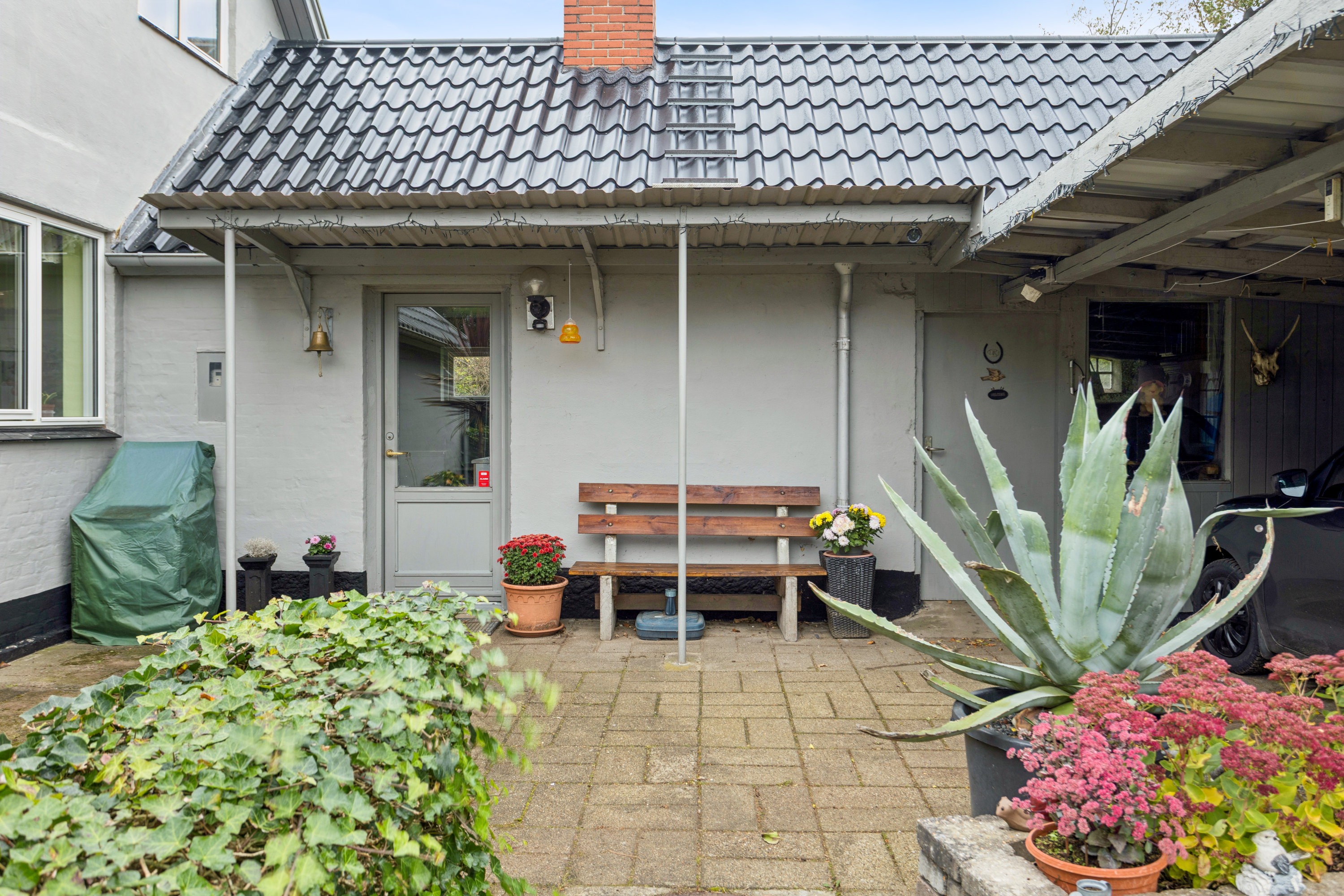 Fremhævet terrasse billede i fuldskærmstilstand. Billede af Teglværksvej 27, 7840 Højslev