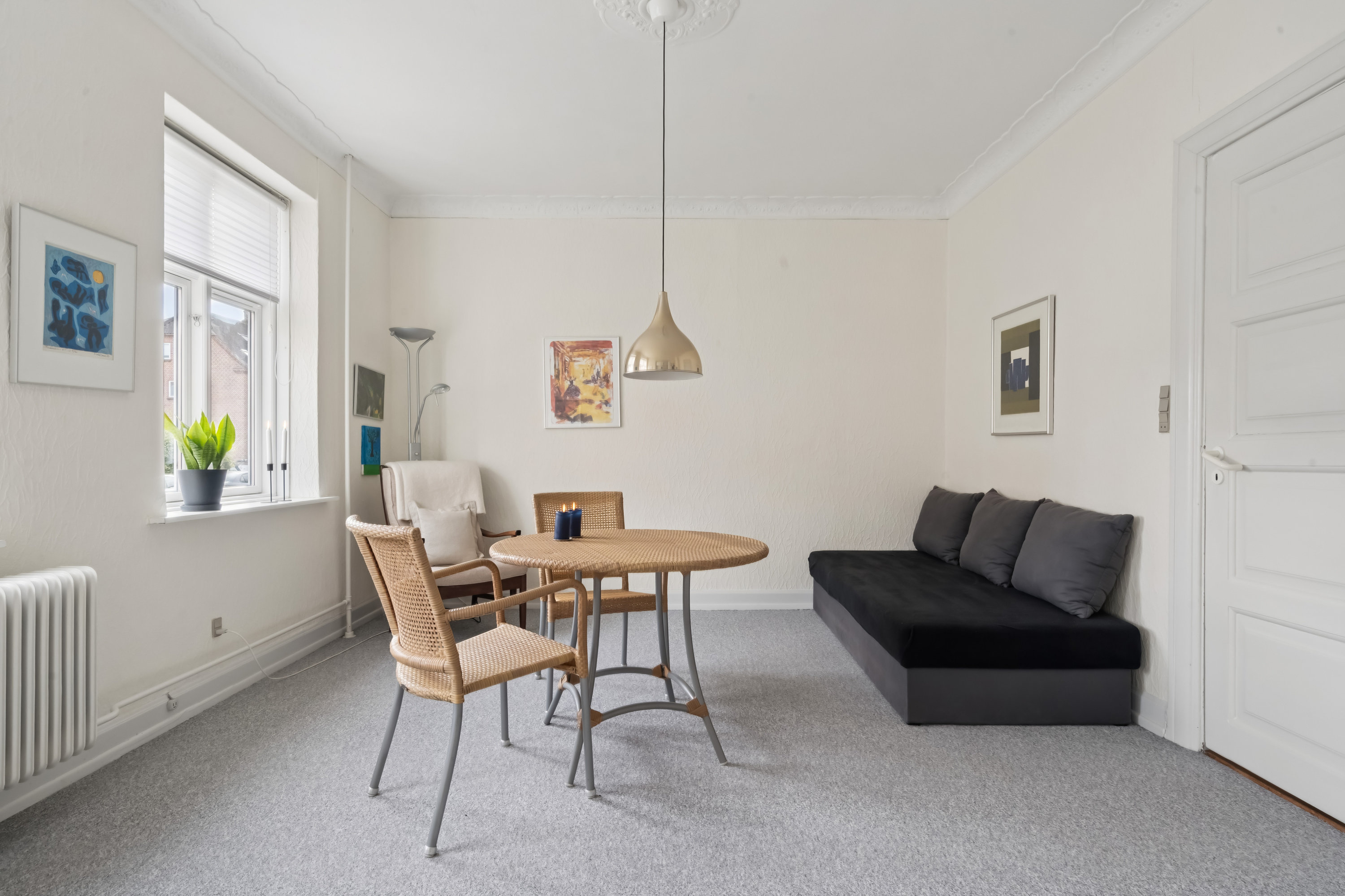 Fremhævet stue billede i fuldskærmstilstand. Billede af Schleppegrellsgade 35, Vestbyen, 9000 Aalborg